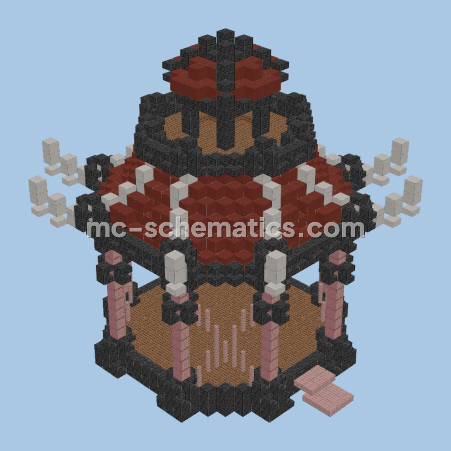 Orcish Dwelling Minecraft Build Minecraft schematic preview