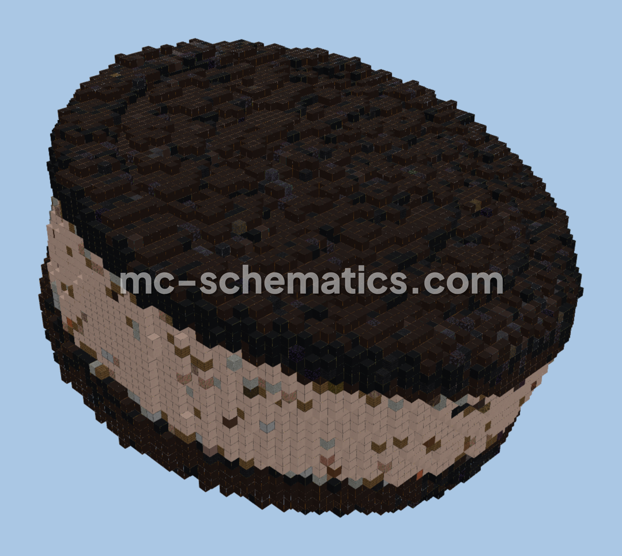 Oreo Ice Cream Treat Minecraft schematic preview