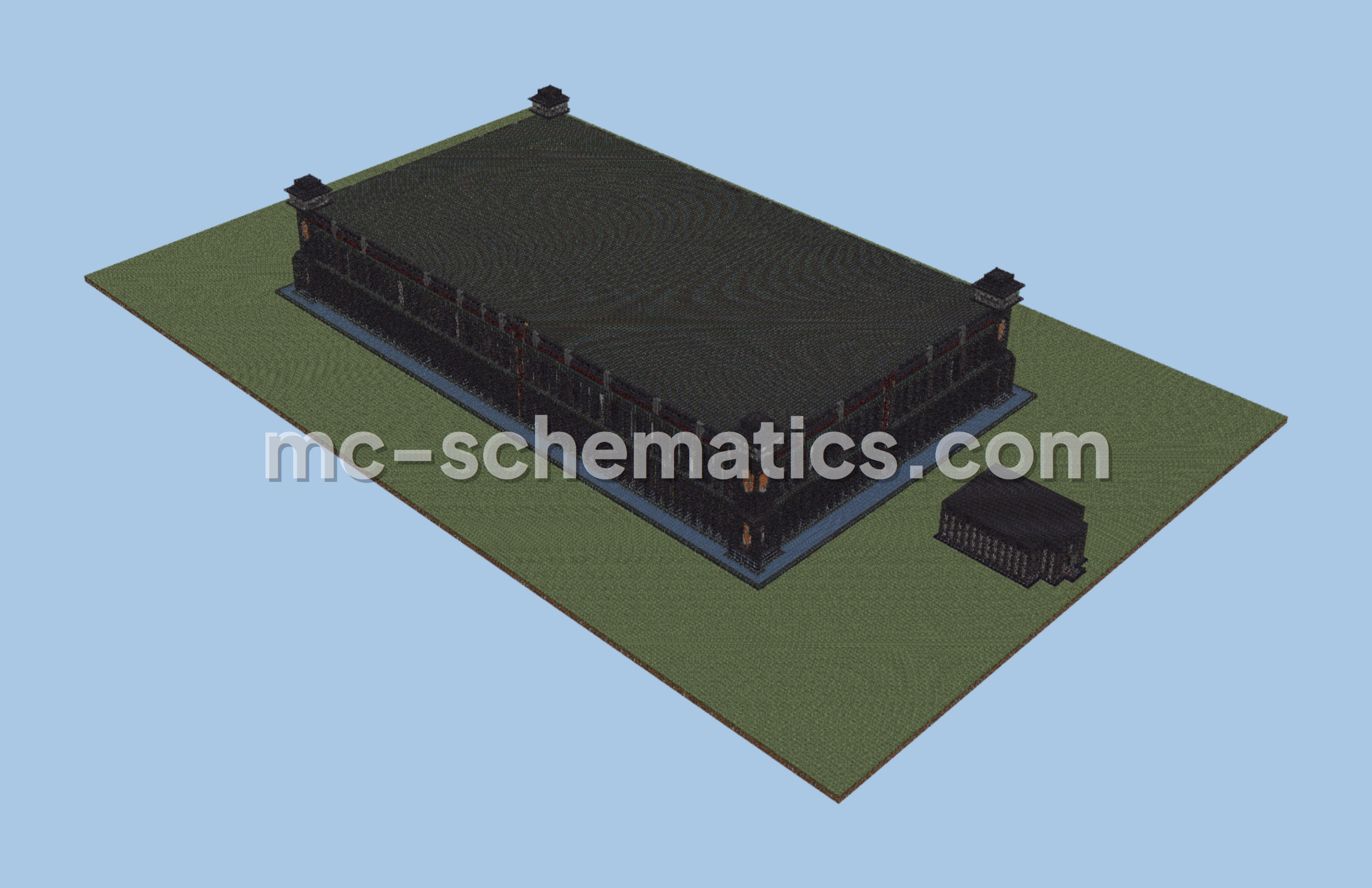 Pandora's Vault Prison Structure Minecraft schematic preview