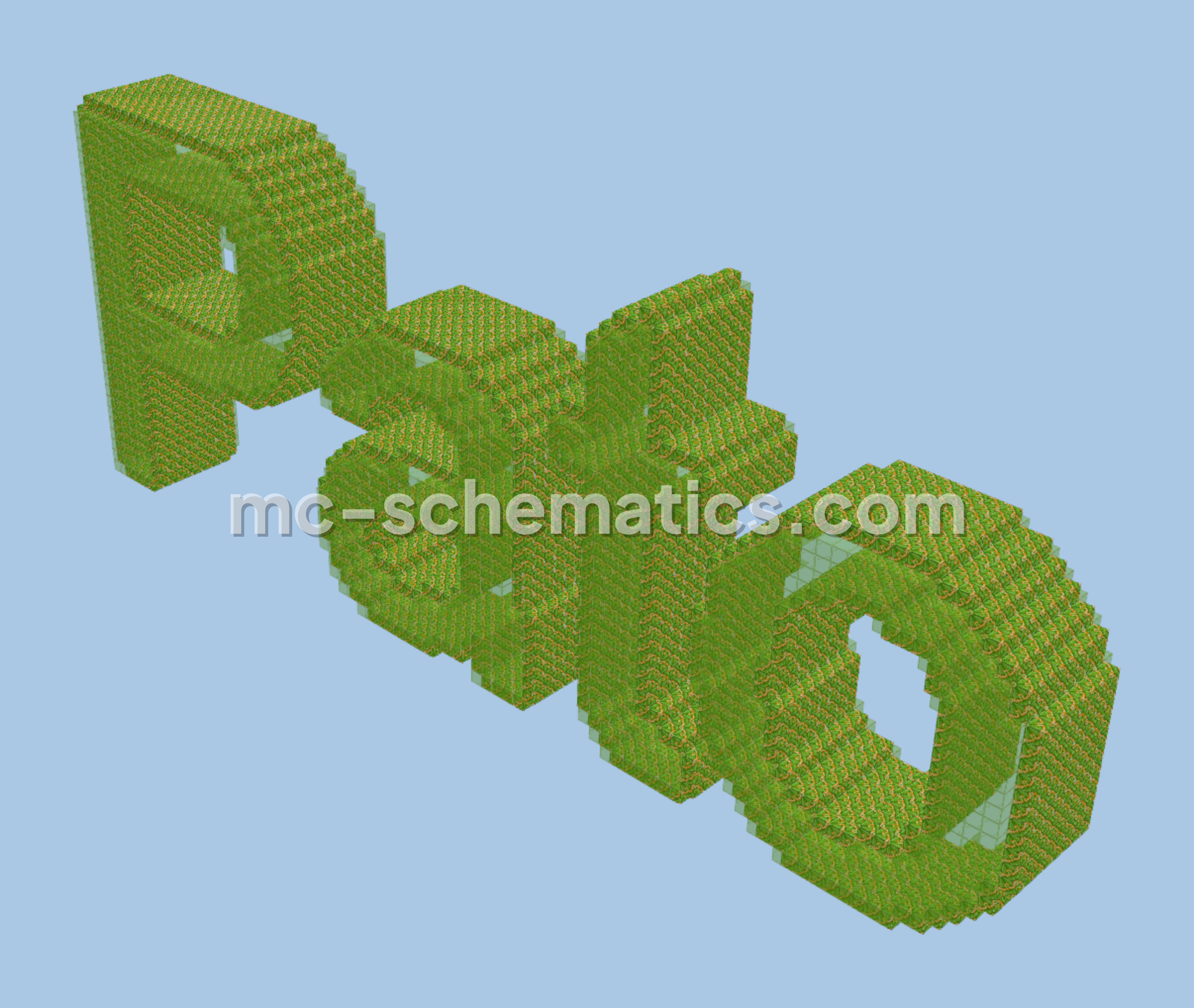 Pato Minecraft Build Minecraft schematic preview