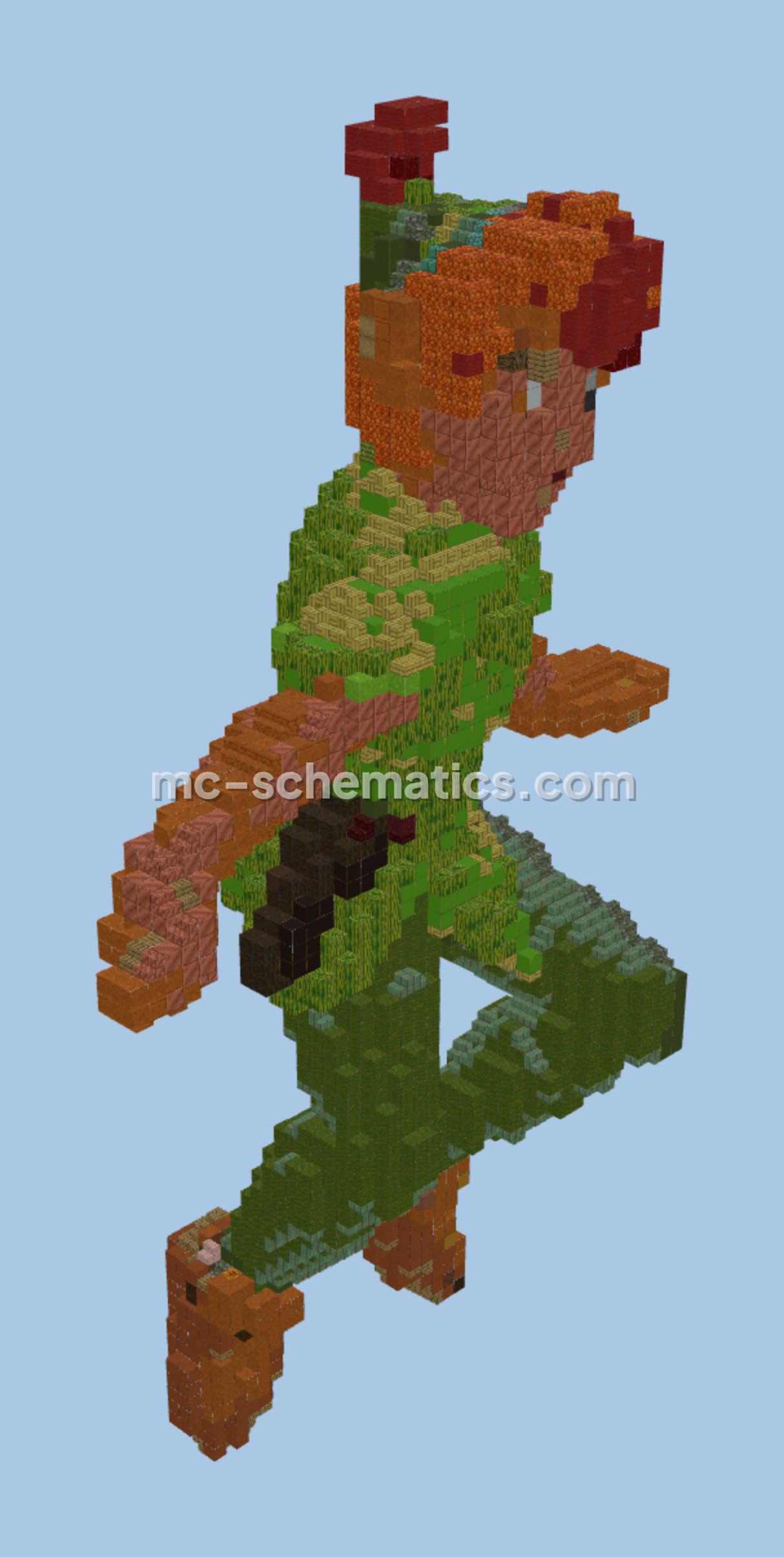 Peter Pan Structure Minecraft schematic preview