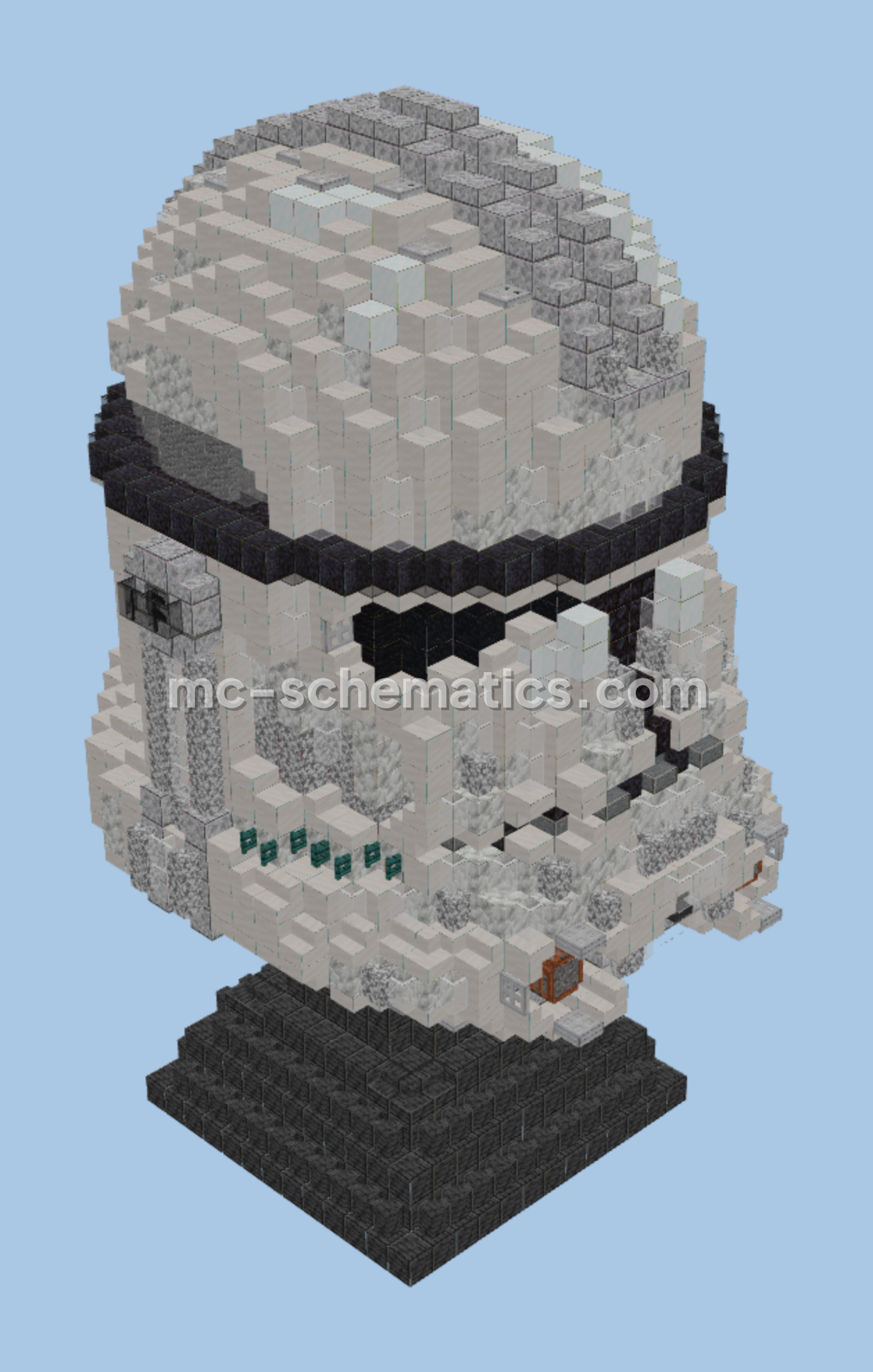 Phase 2 Clone Trooper Survival Base Minecraft schematic preview