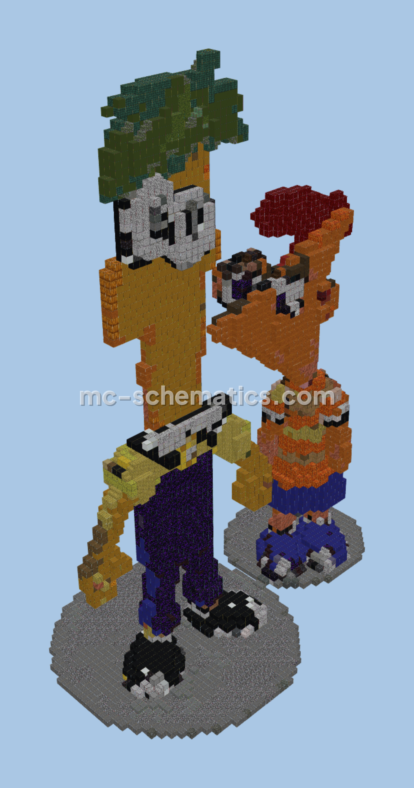 Phineas and Ferb Minecraft Build Minecraft schematic preview