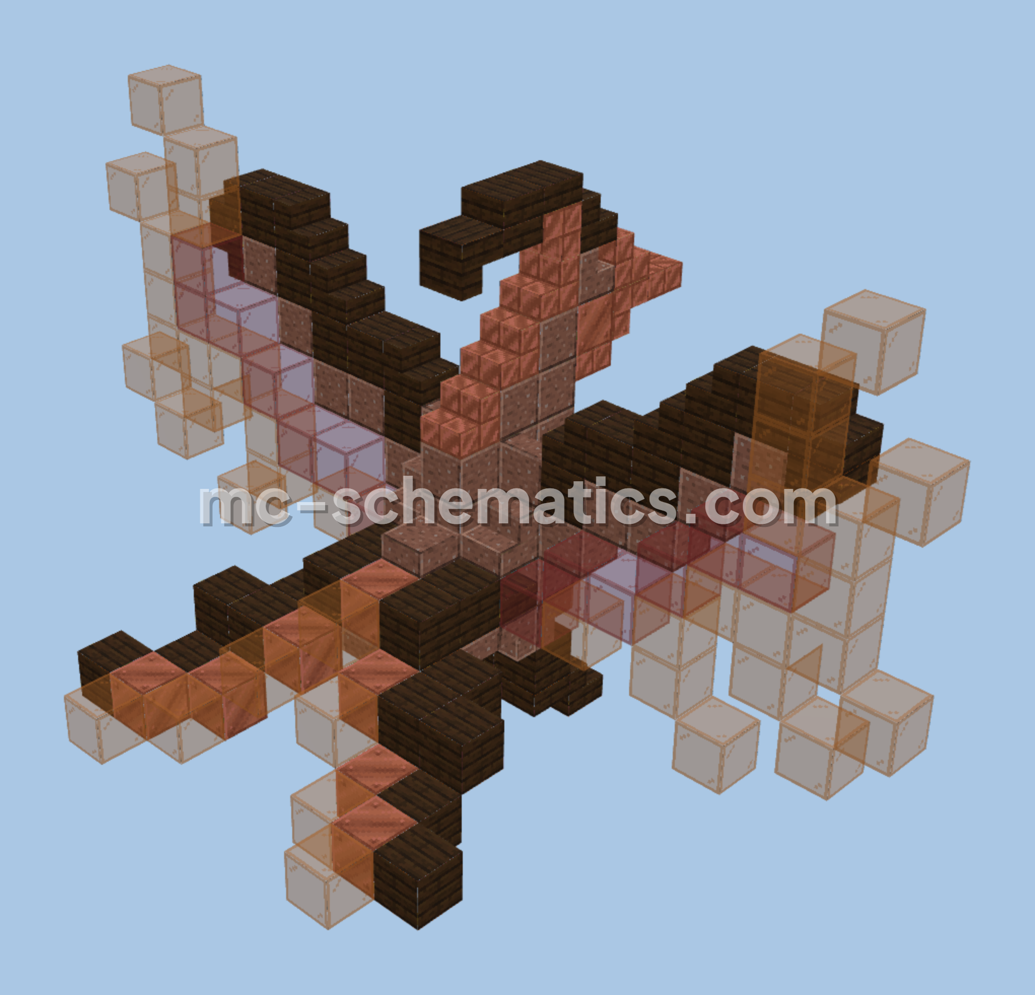 Phoenix Structure Minecraft schematic preview