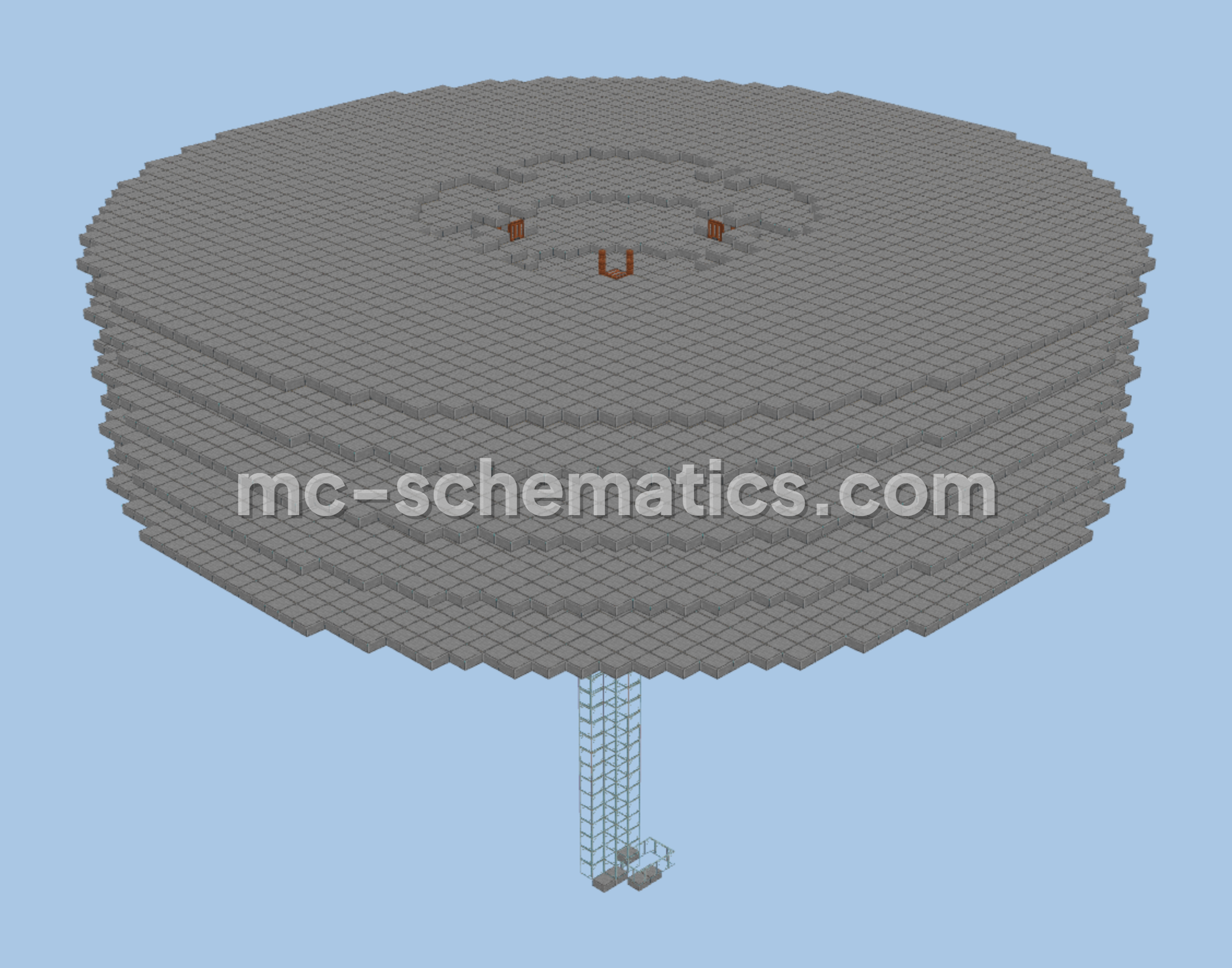 Pillager Raid Farm for Bad Omen Minecraft schematic preview