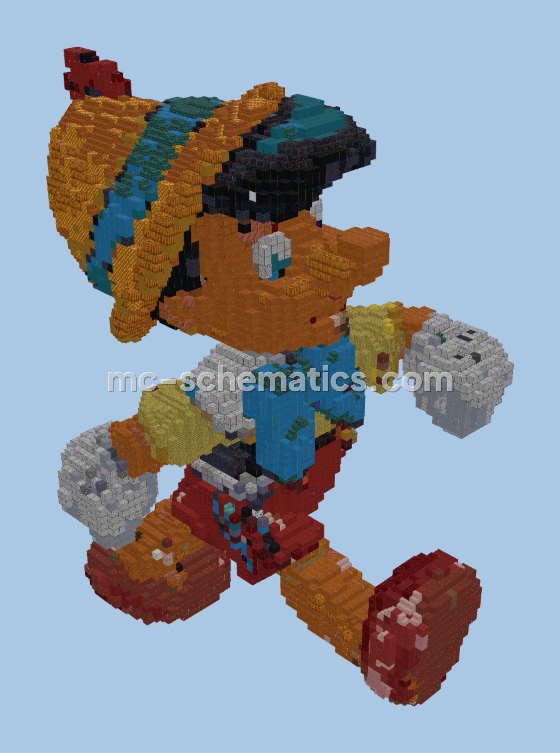 Pinocchio Build Minecraft schematic preview