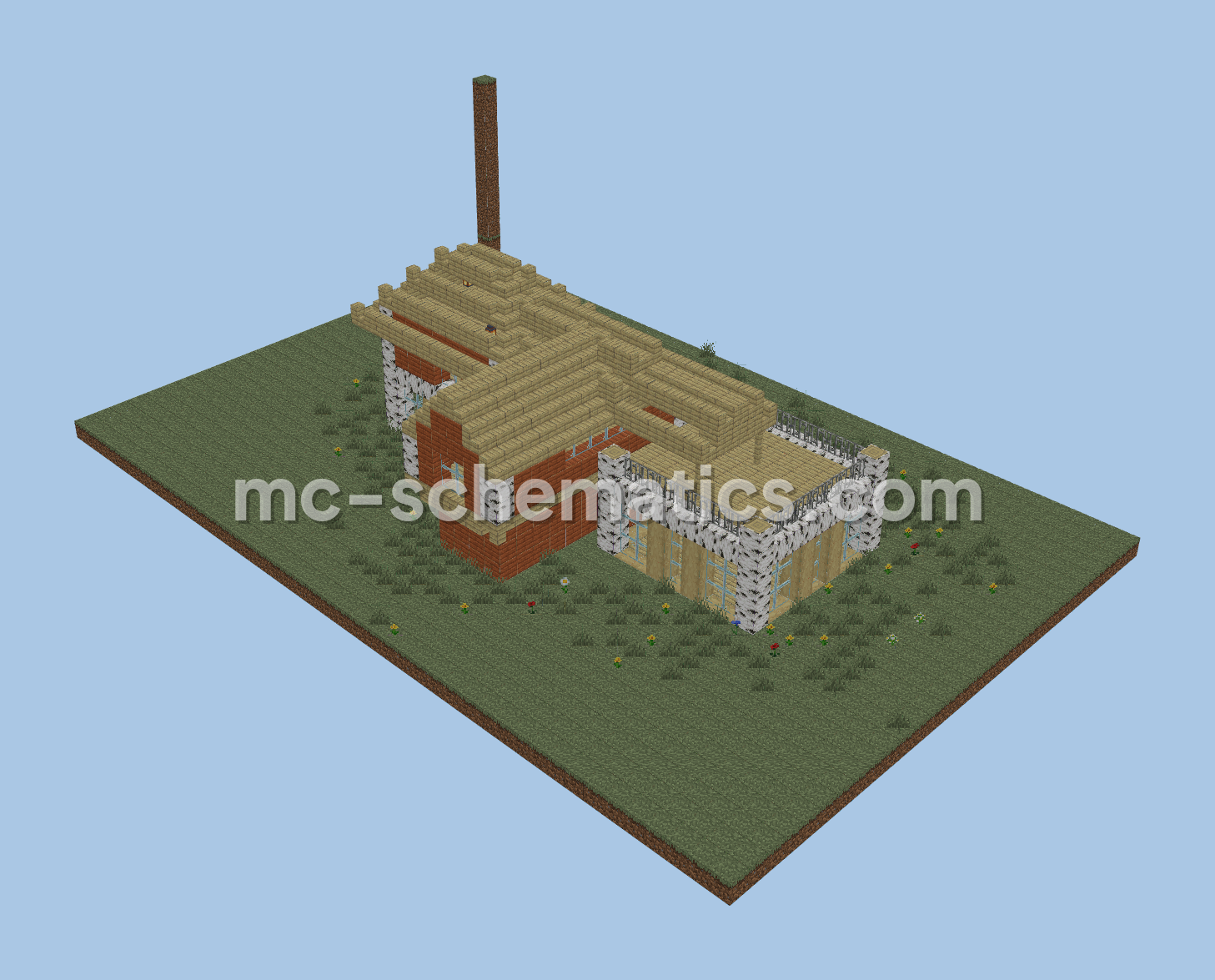 Pirate Mansions For City Build Minecraft schematic preview