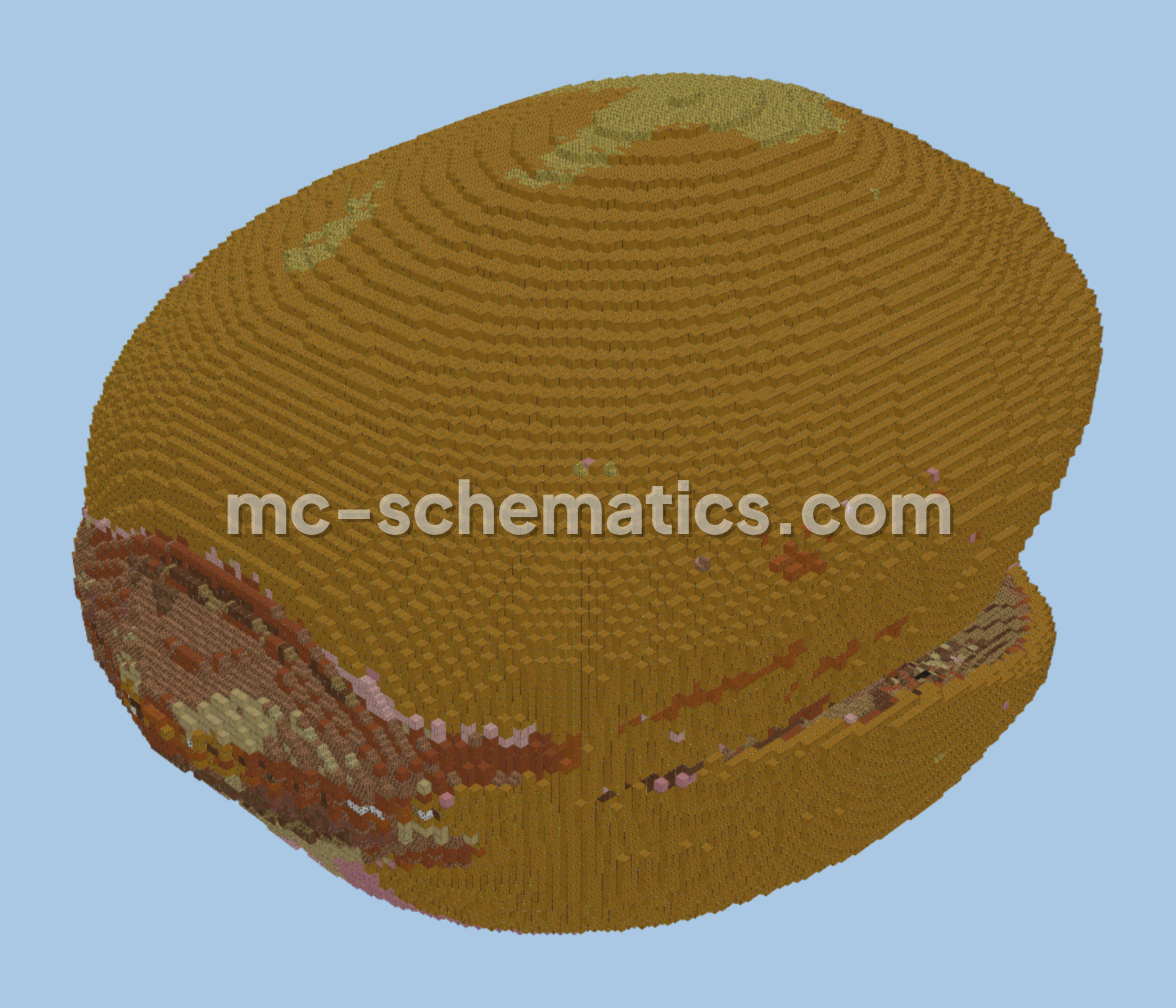 Pistachio Build Minecraft schematic preview