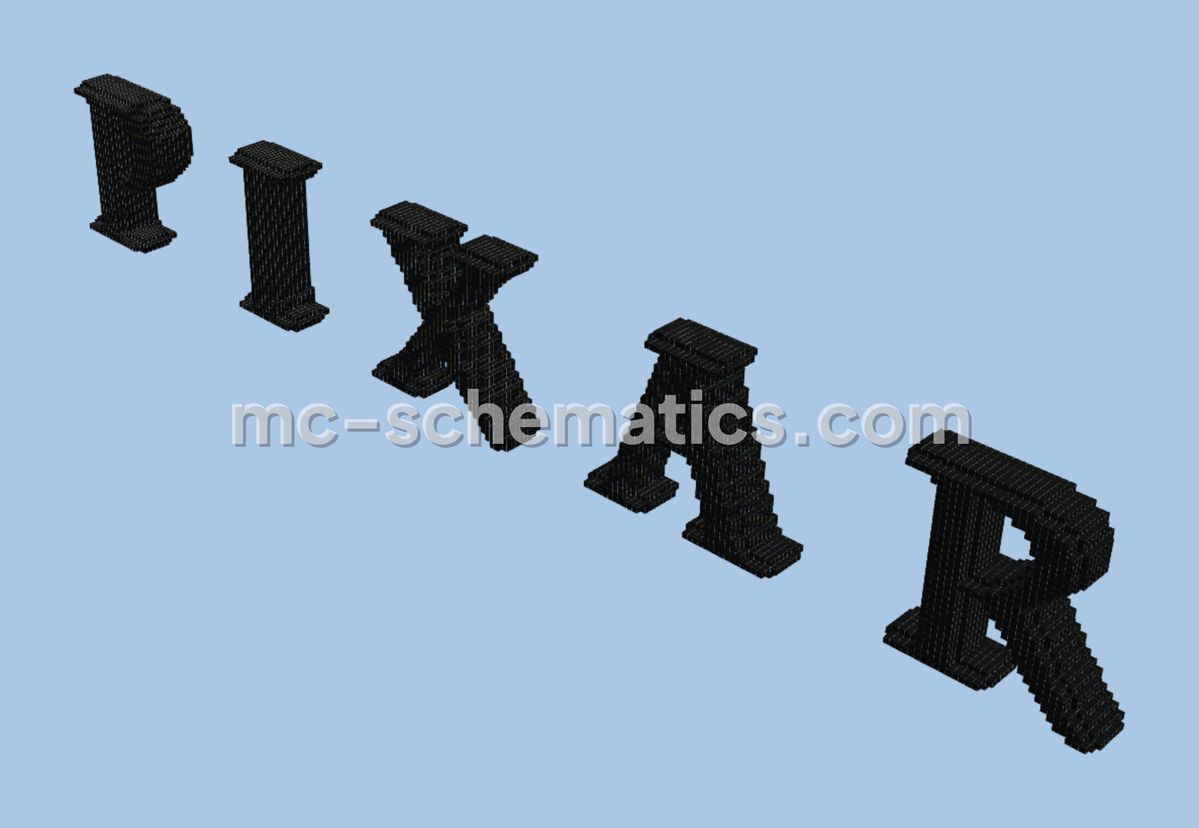 Pixar Inspired Slime Tower Minecraft schematic preview