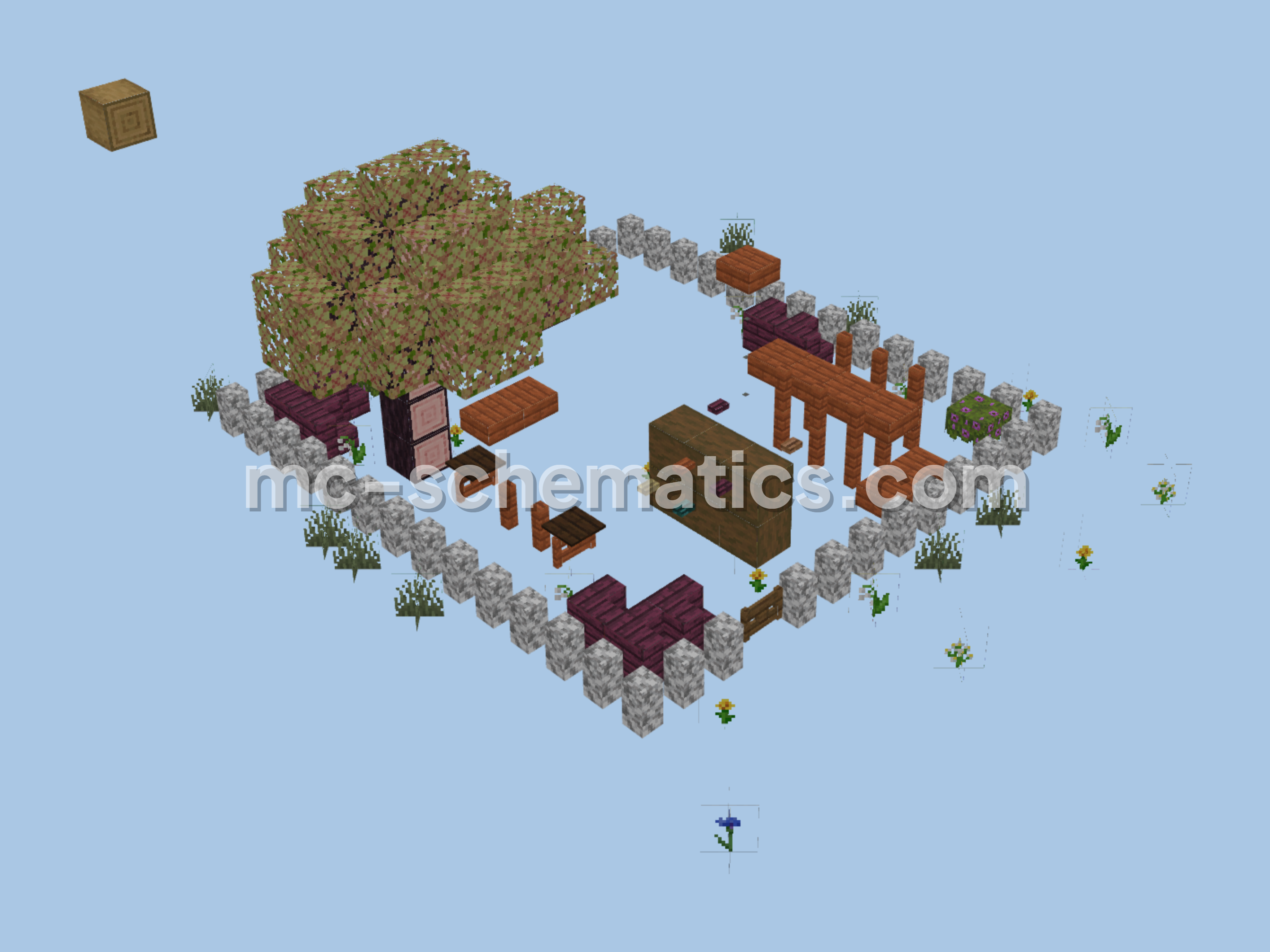 Playground Park for Minecrafty Town Minecraft schematic preview