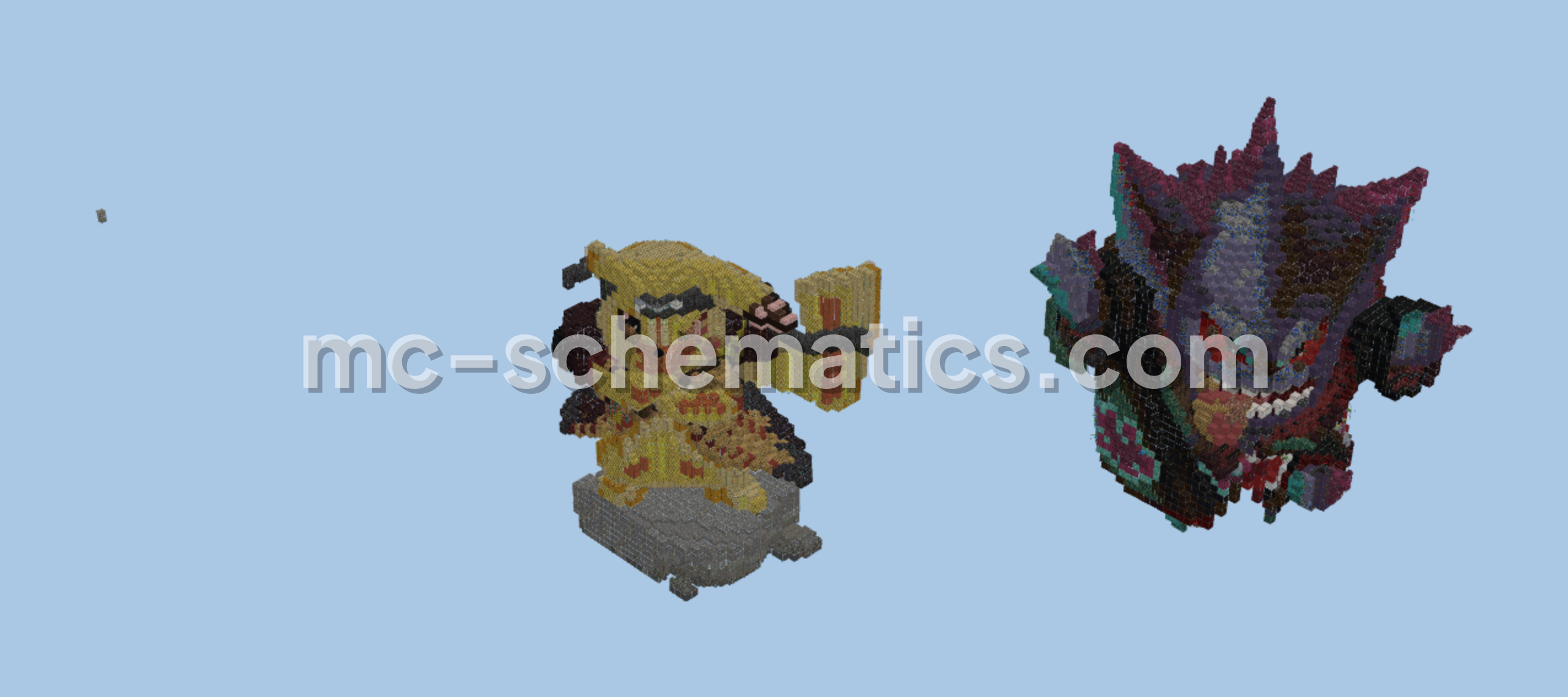 Pokemon Pack Build Minecraft schematic preview