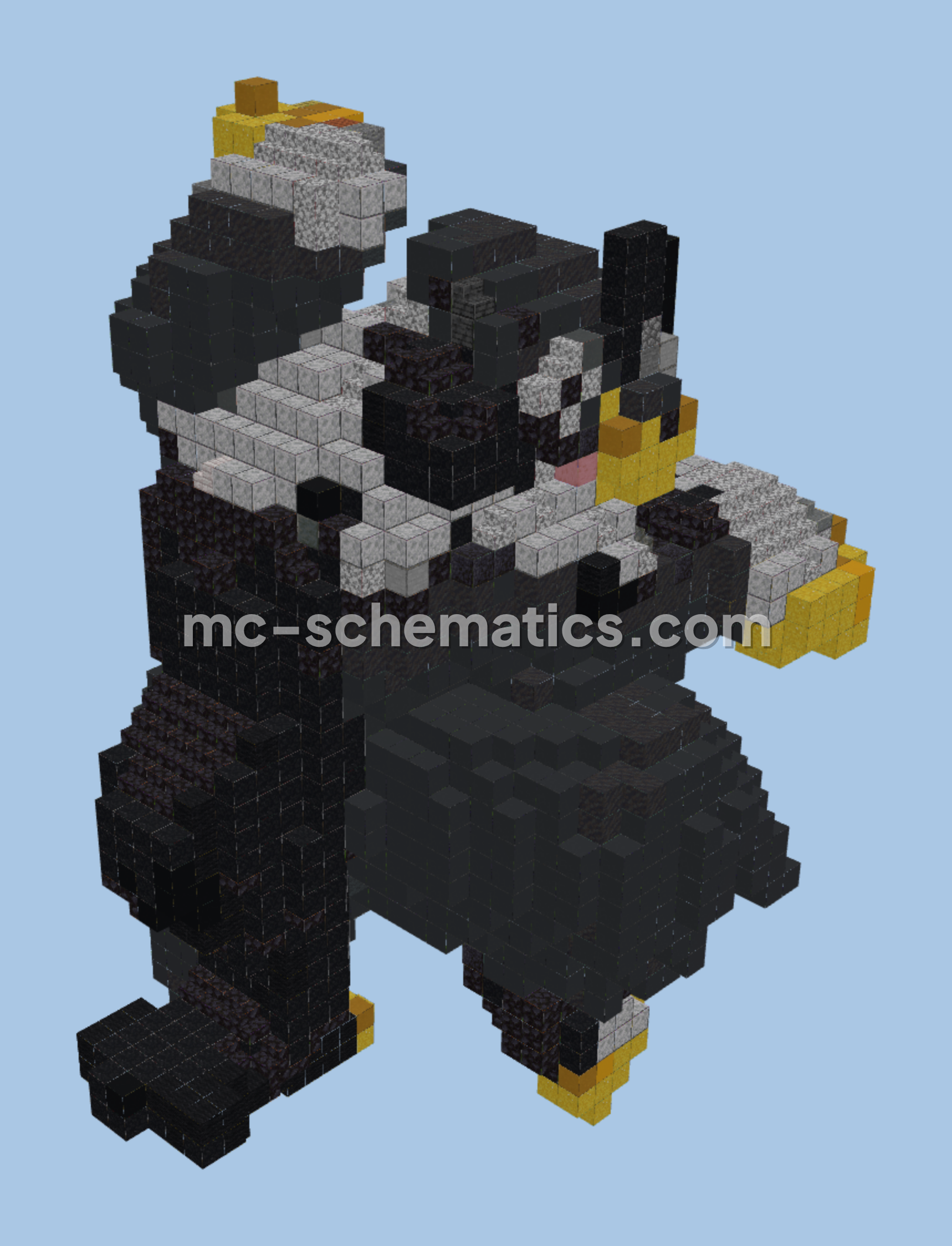 Pokemon Urshifu Rapid Strike Structure Minecraft schematic preview