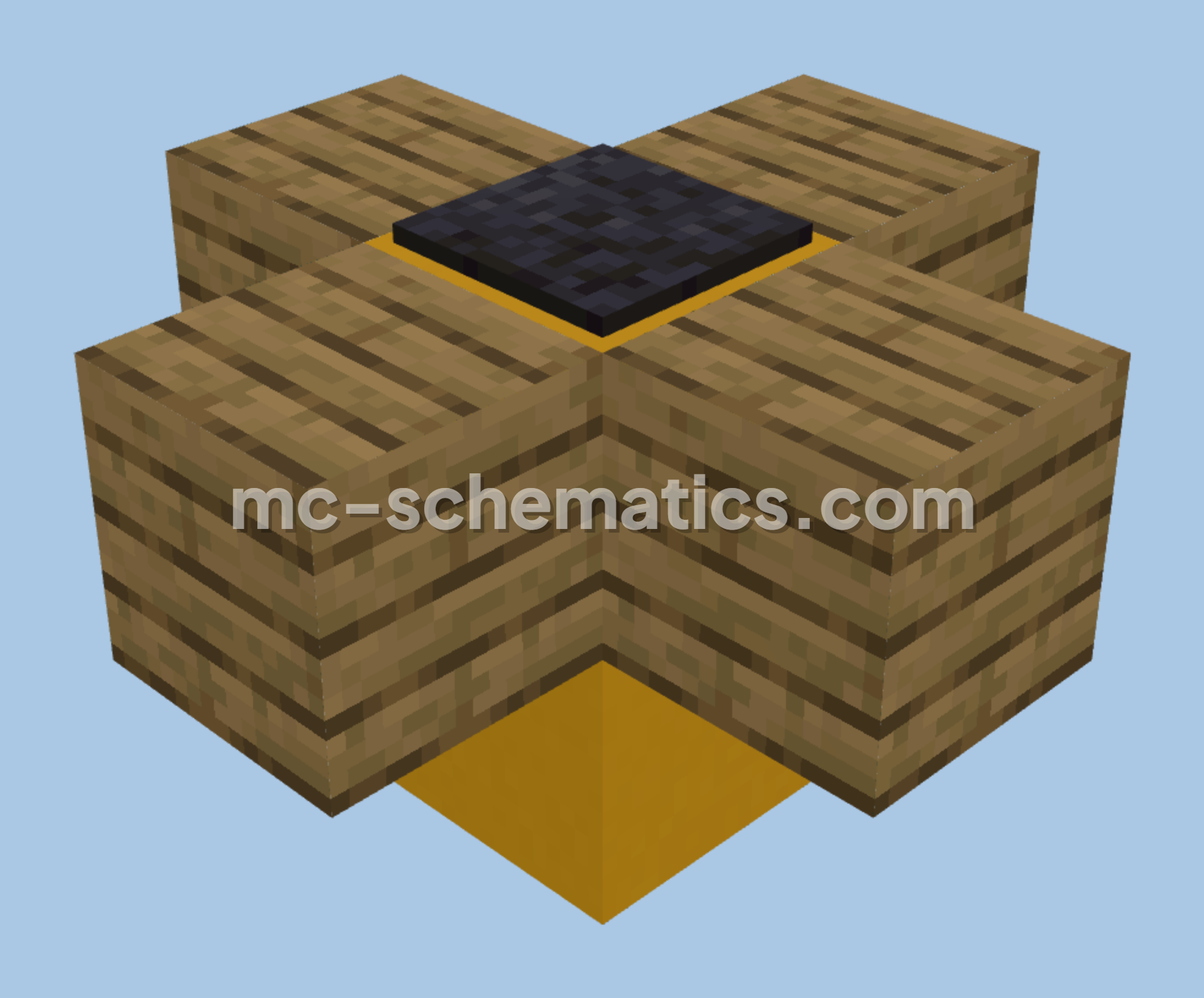 Radioactive Waste Barrel Decoration Minecraft schematic preview