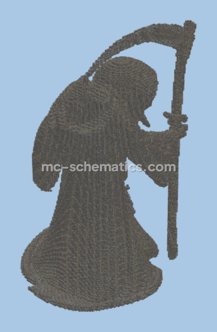 Reaper 30 Statue Minecraft schematic preview