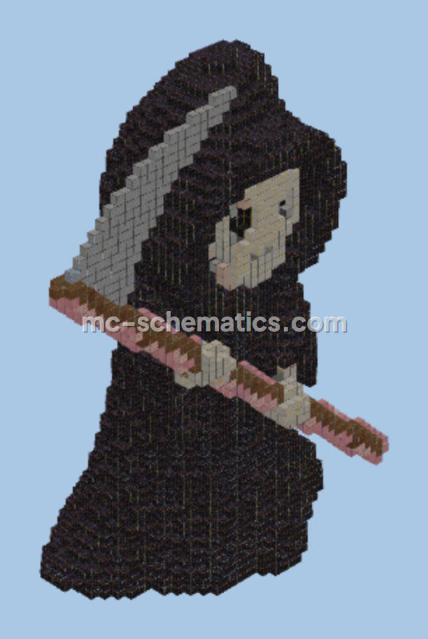Reaper 5 Statue Minecraft Build Minecraft schematic preview