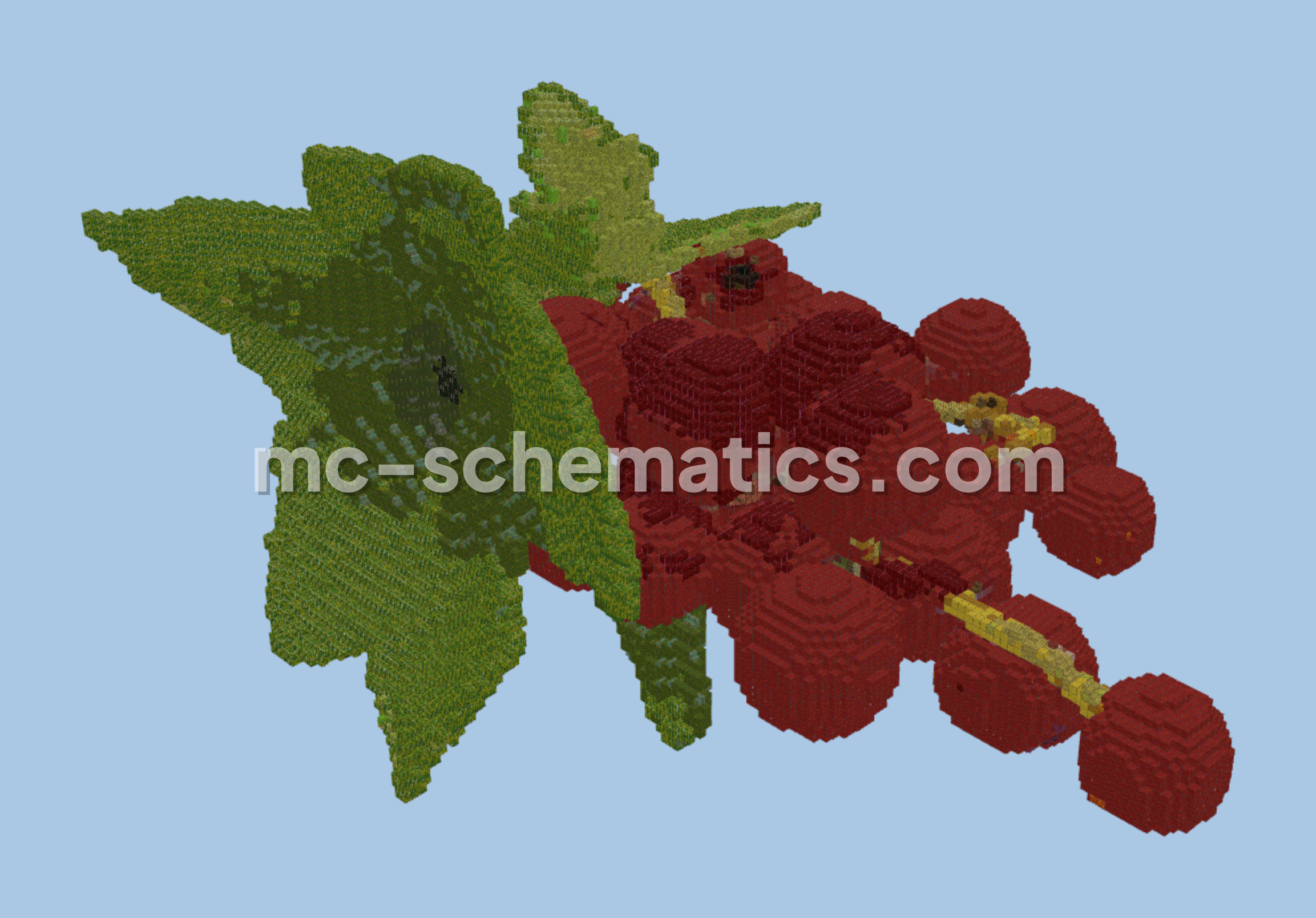 Red Currant Food Structure Minecraft schematic preview