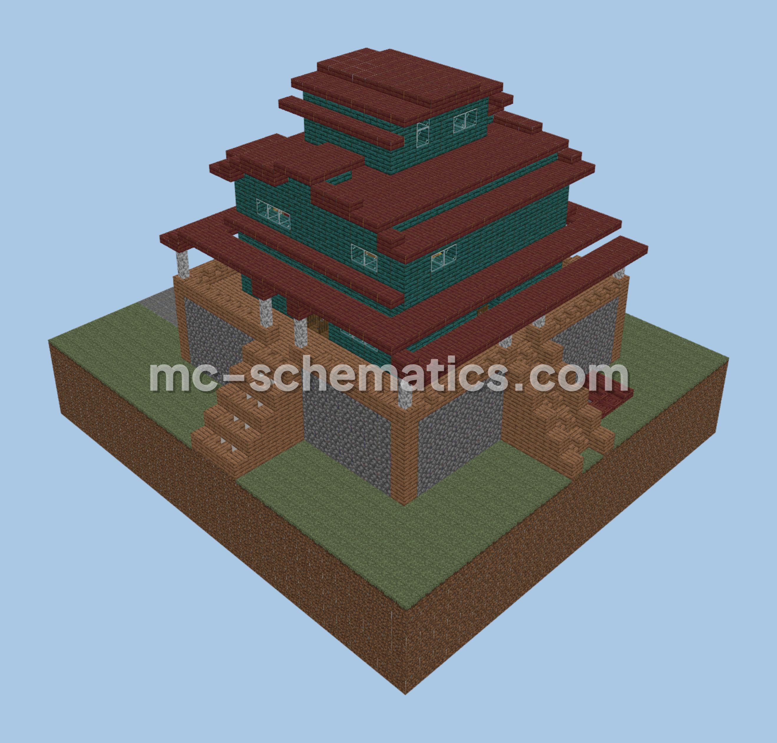 Regular Show House Minecraft schematic preview