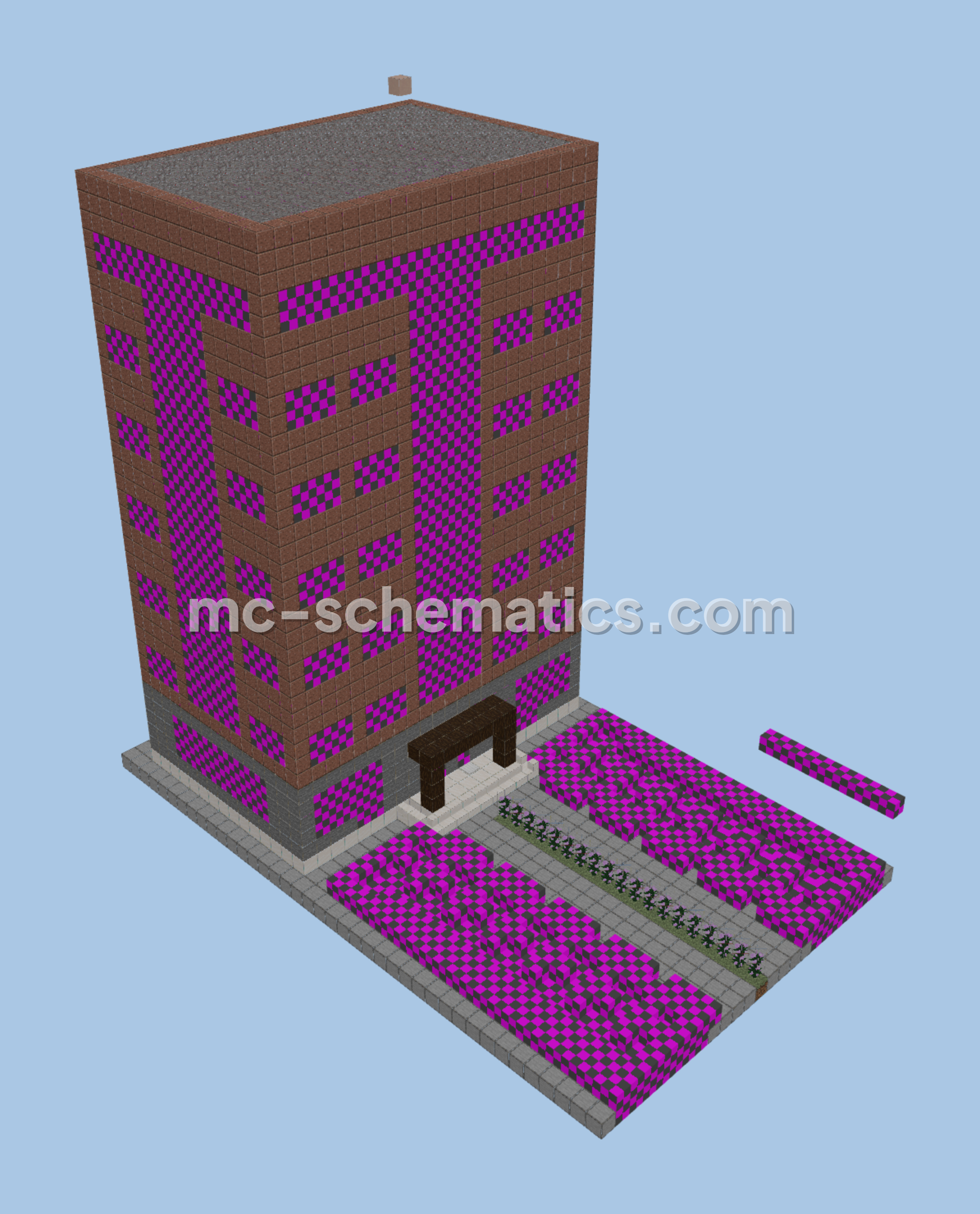 Cozy Home Residential Build Minecraft schematic preview