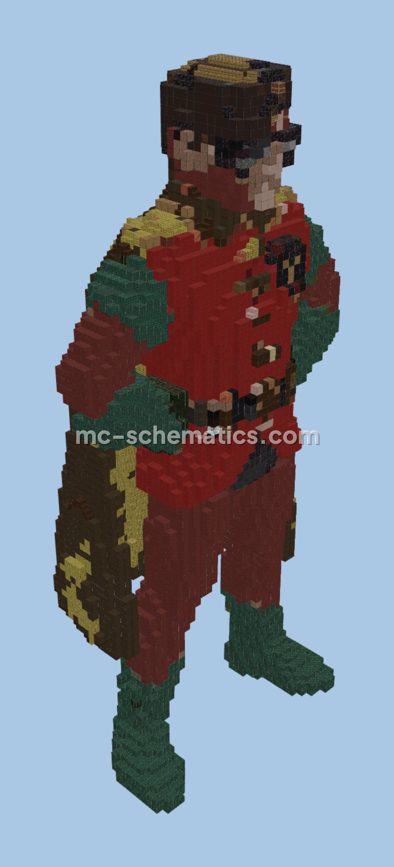 Robin Build Minecraft schematic preview