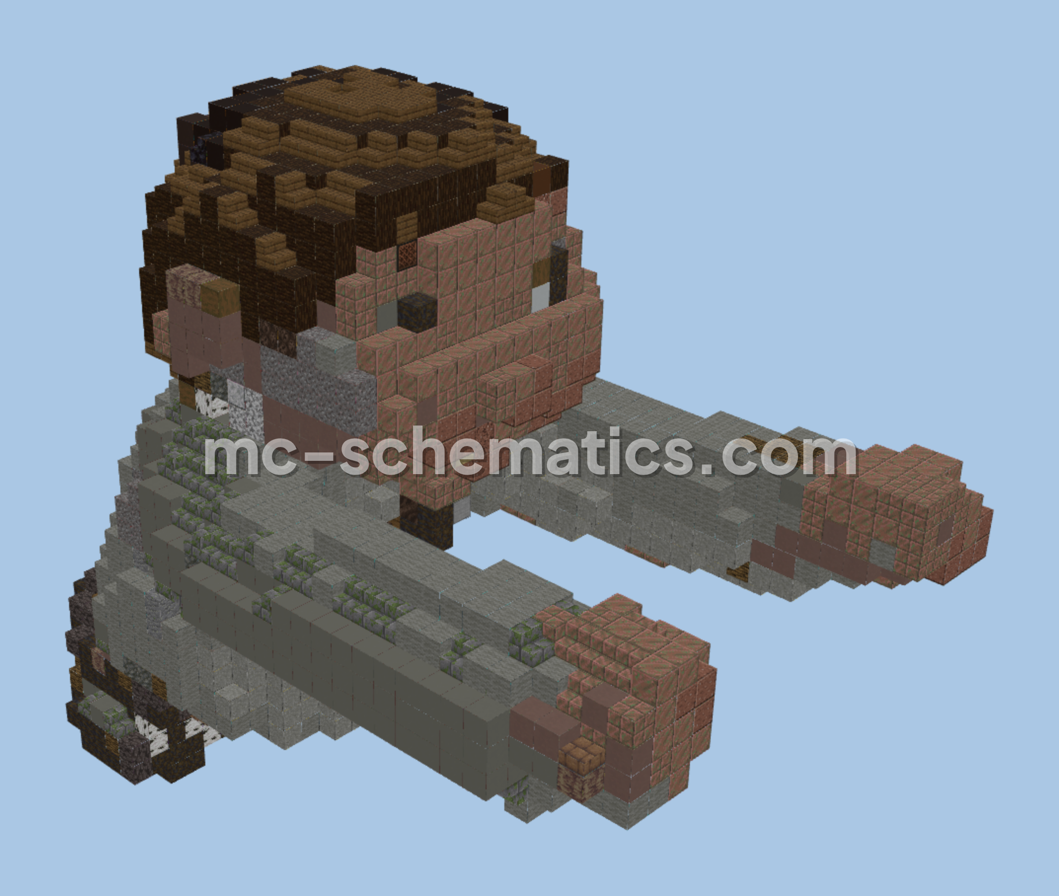 Roshan Ice Age Structure Minecraft schematic preview