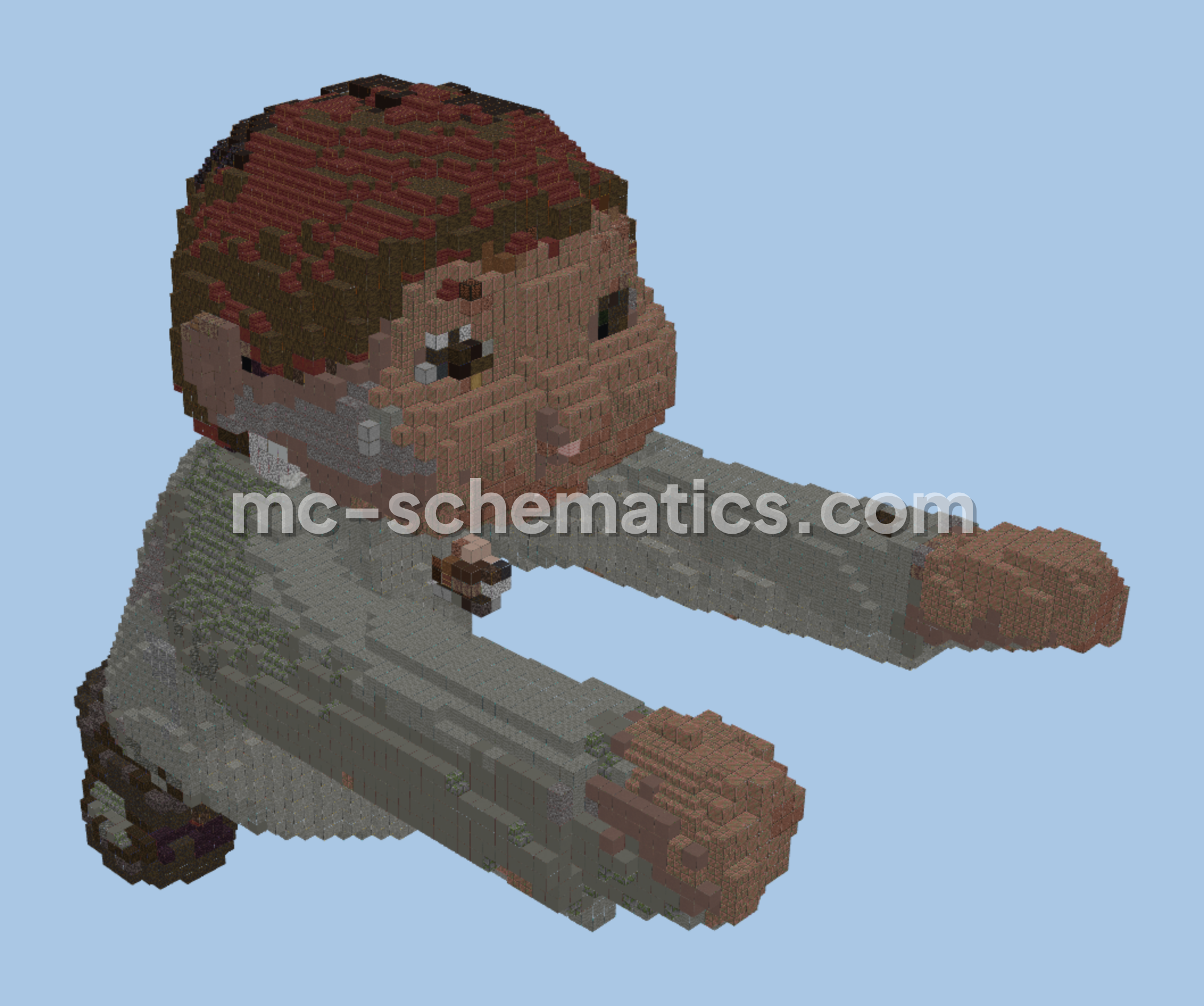 Roshan Structure Minecraft schematic preview