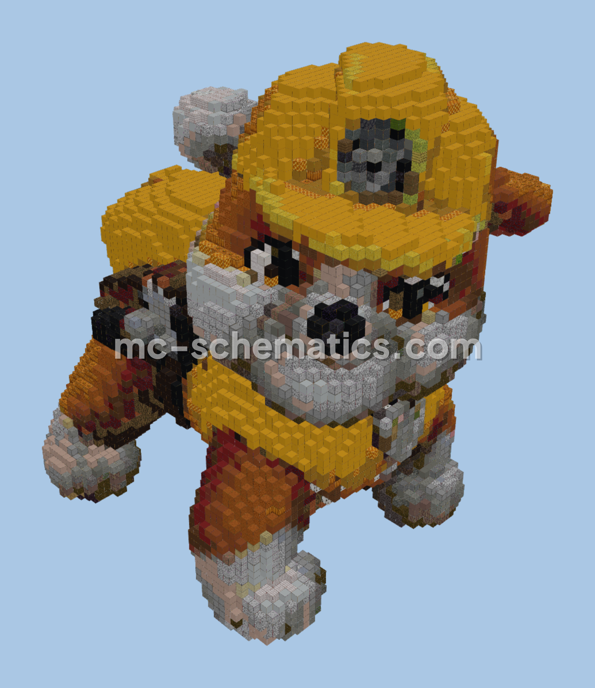Rubble Structure Minecraft schematic preview