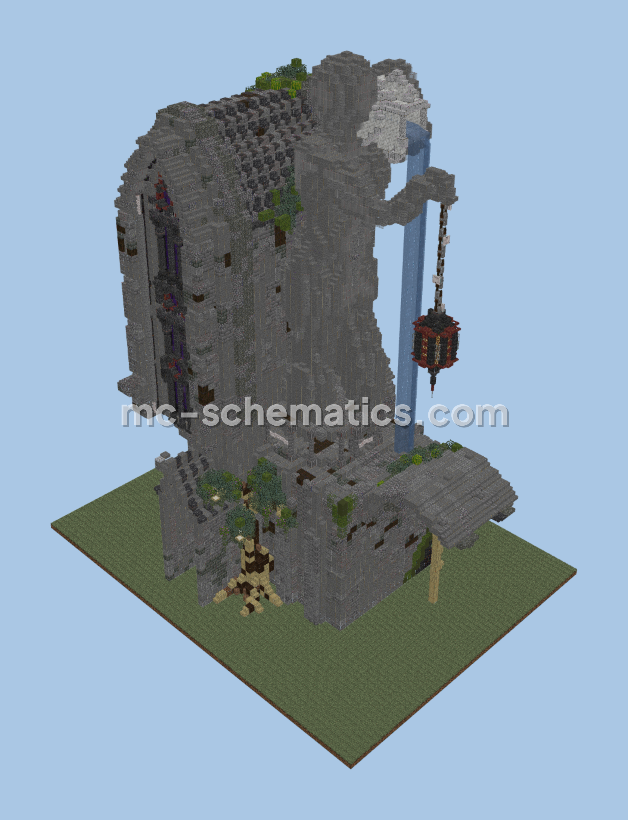 Ruined Fantasy Survival Base Minecraft schematic