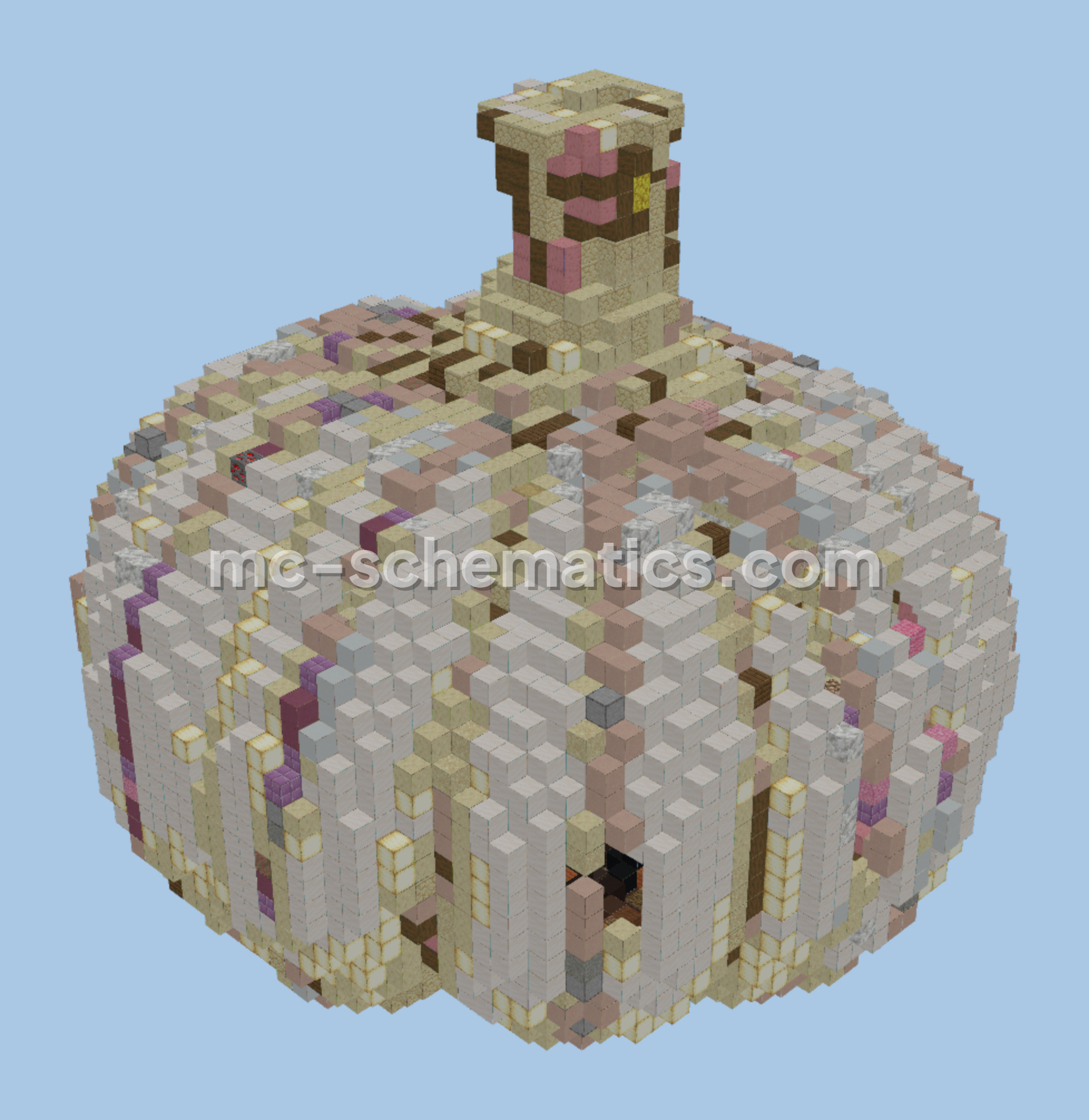Rustic Garlic Structure Minecraft schematic preview