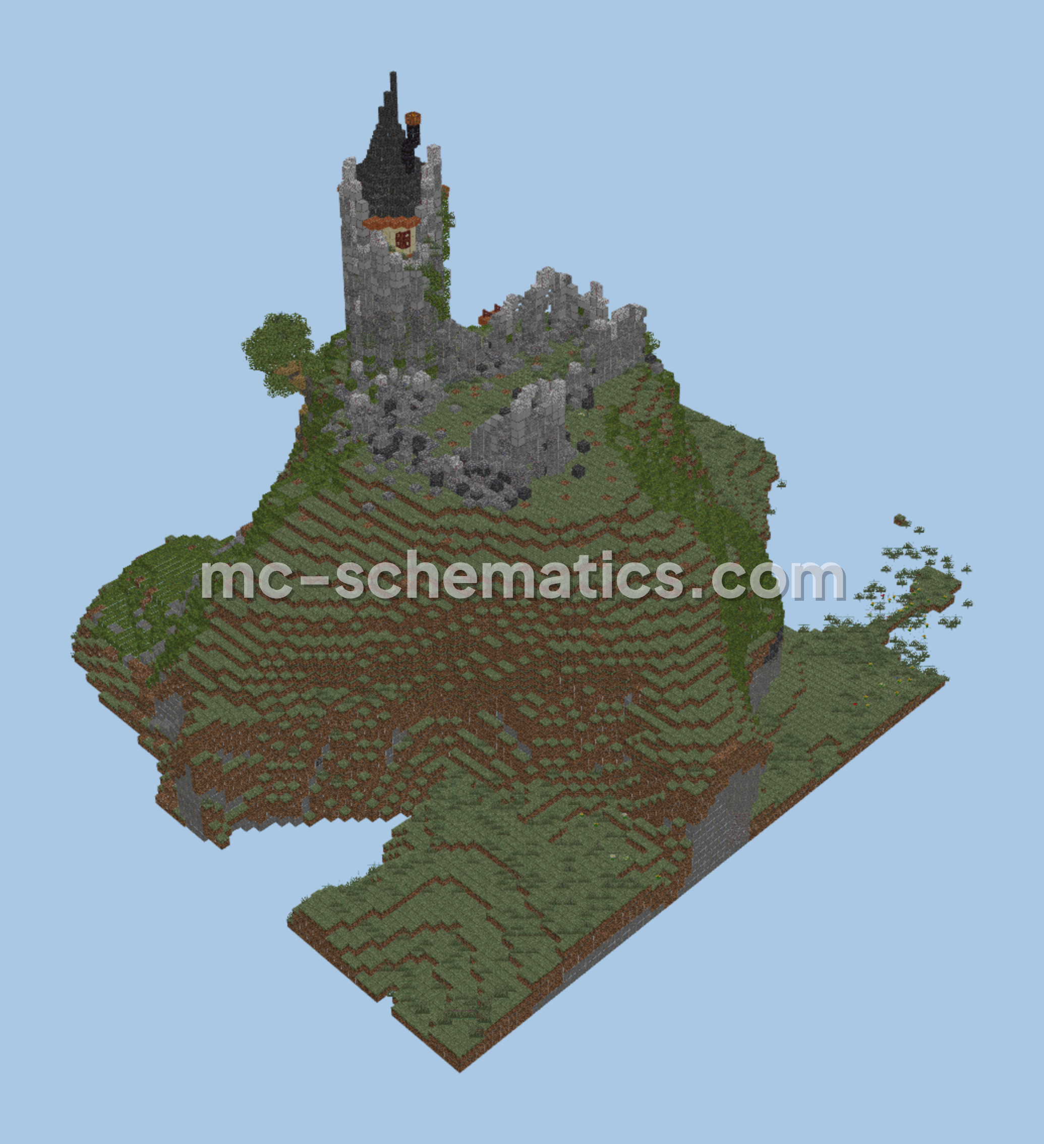 Rustic Lonely Cottage Minecraft schematic