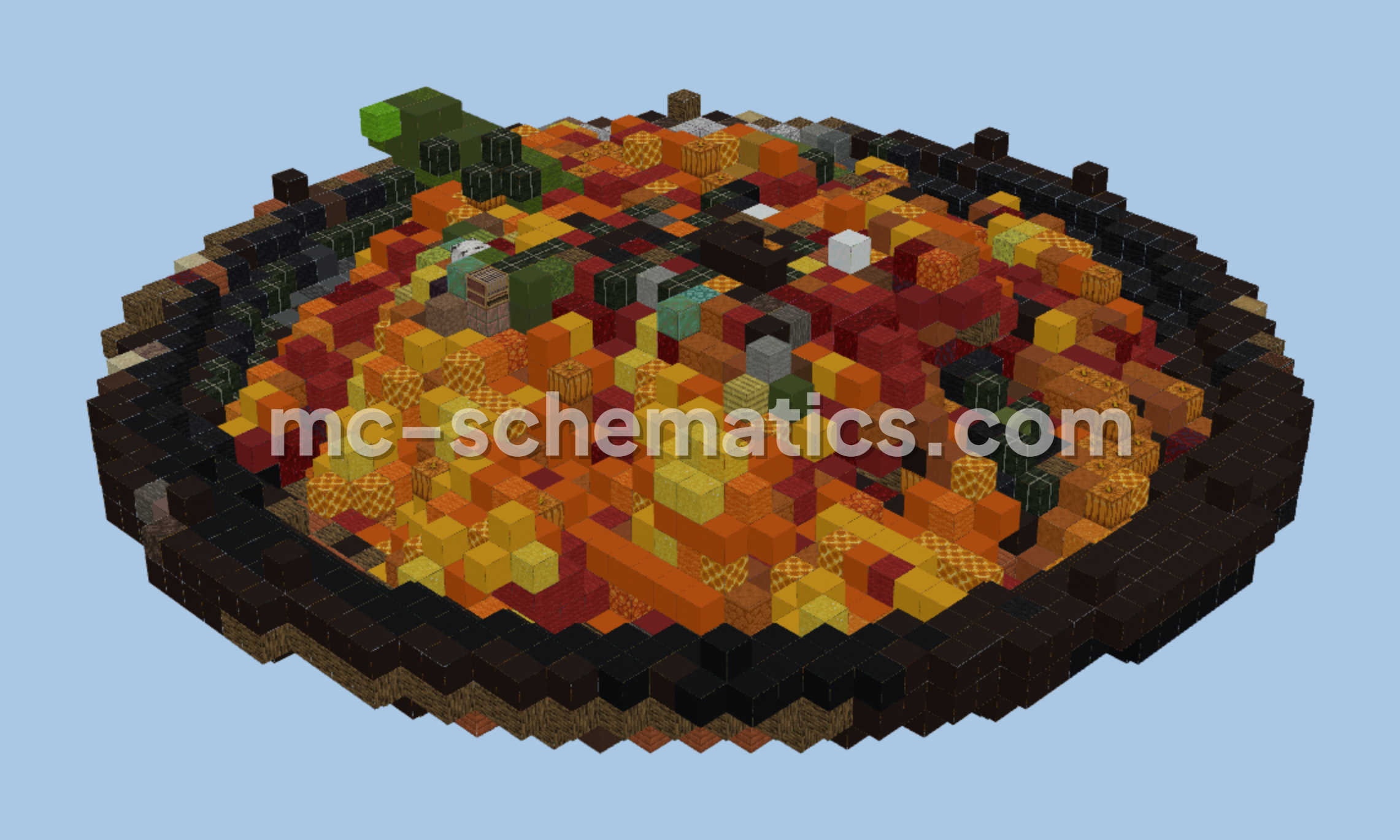 Rustic Tomato Sauce Pasta Minecraft schematic preview