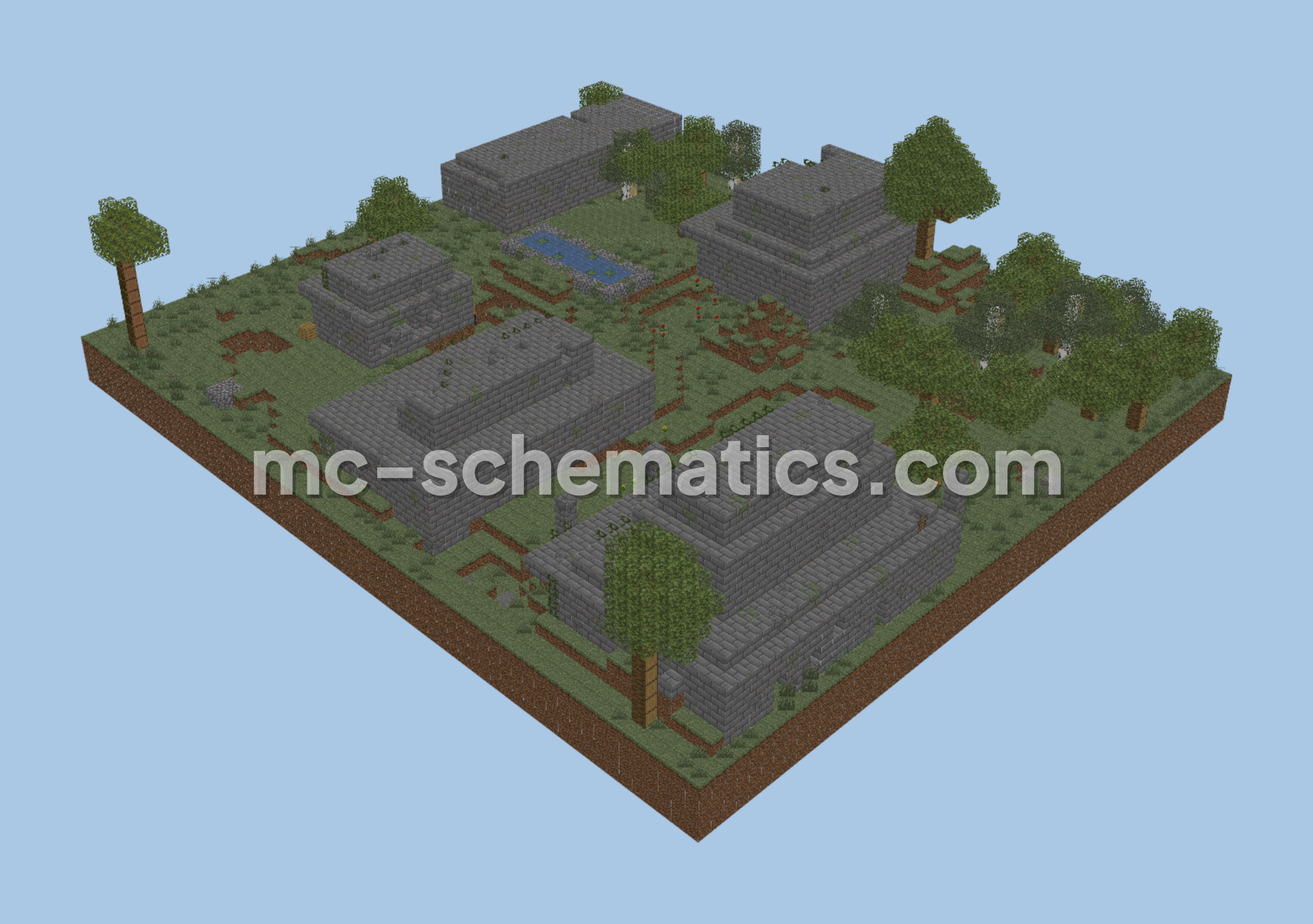 Sailor Moon Yagades Zombie Village Minecraft schematic preview