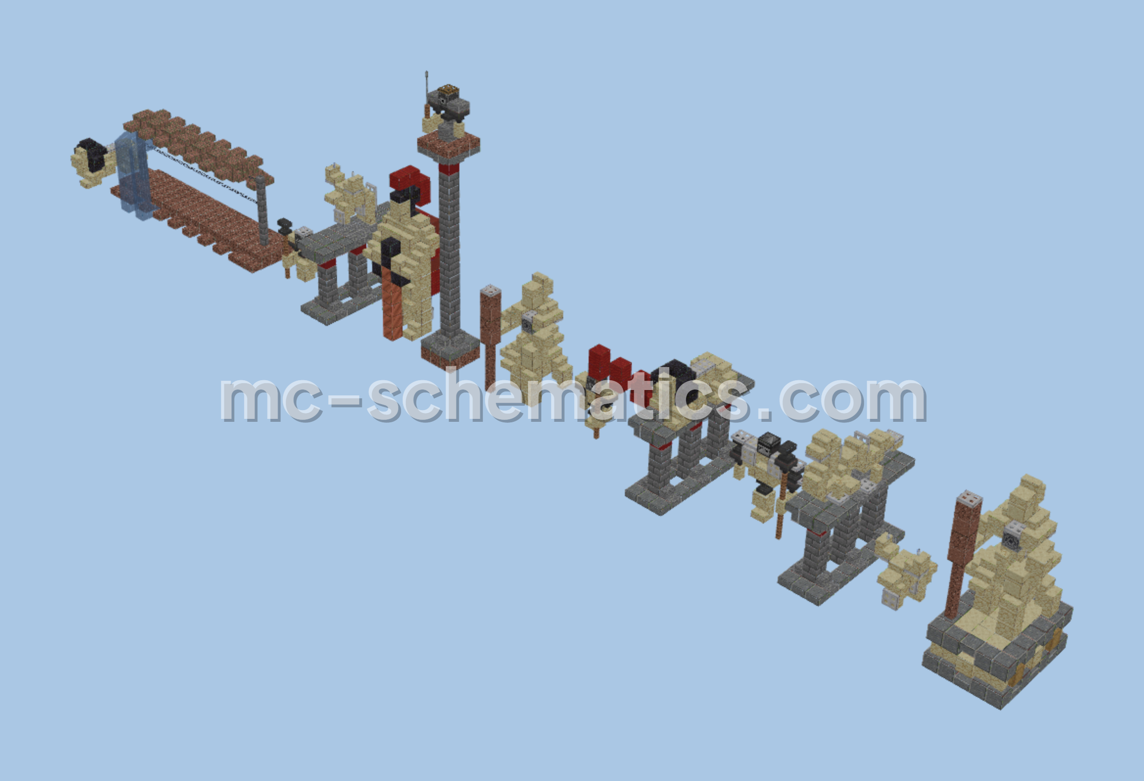 Sandstone Statues Pack Minecraft schematic preview