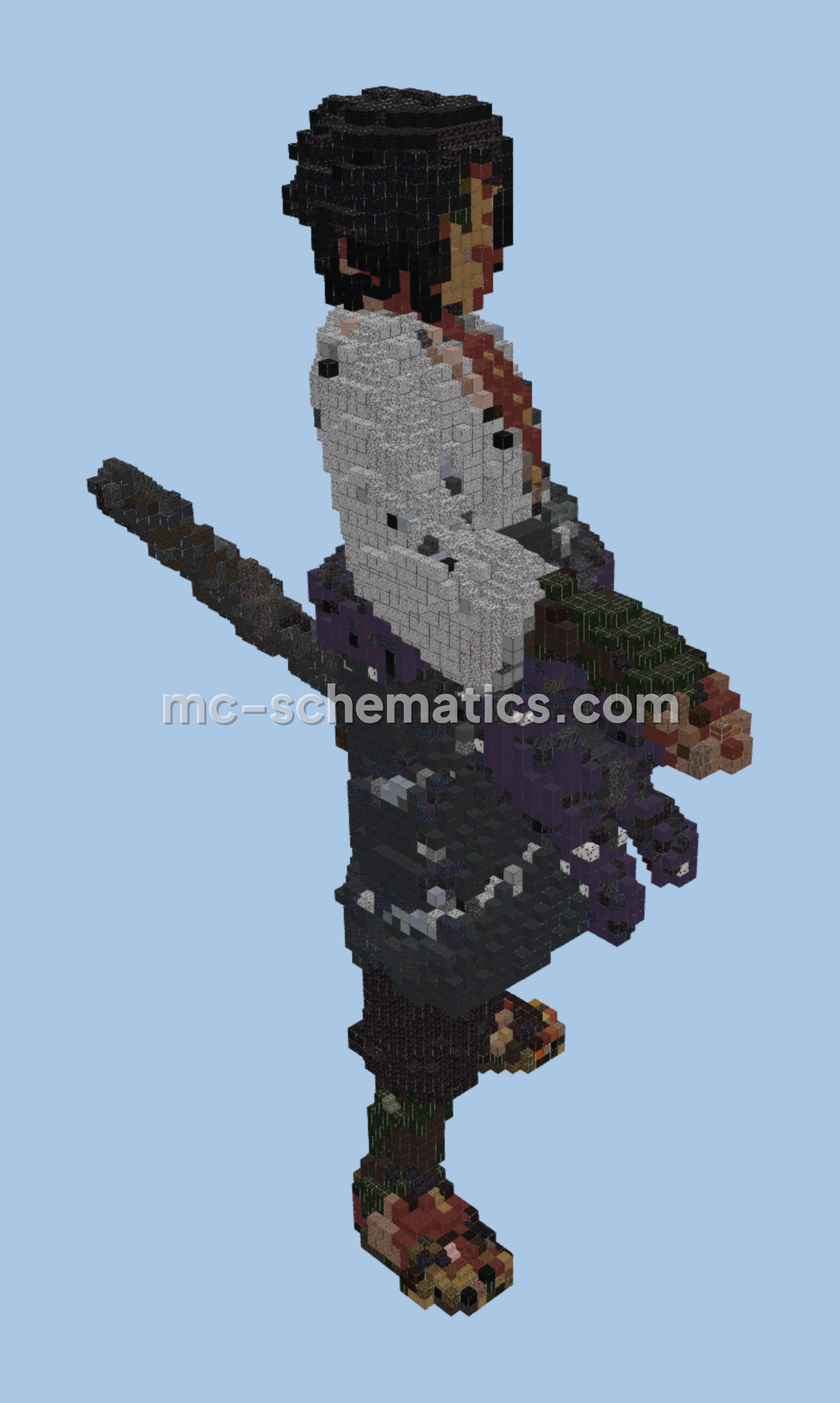 Sasuke Structure Minecraft schematic preview