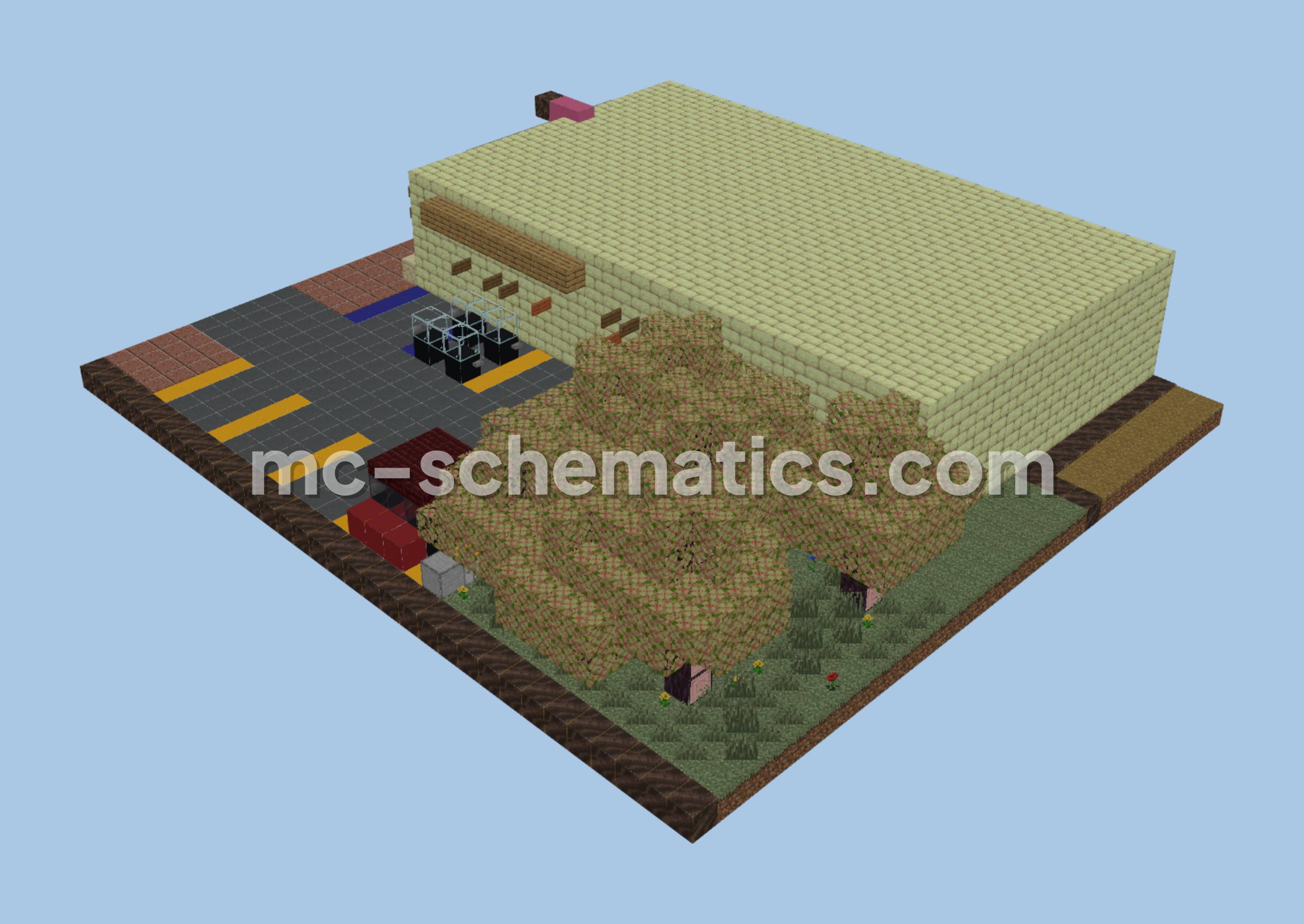 Satriale's Pork Store Minecraft schematic preview