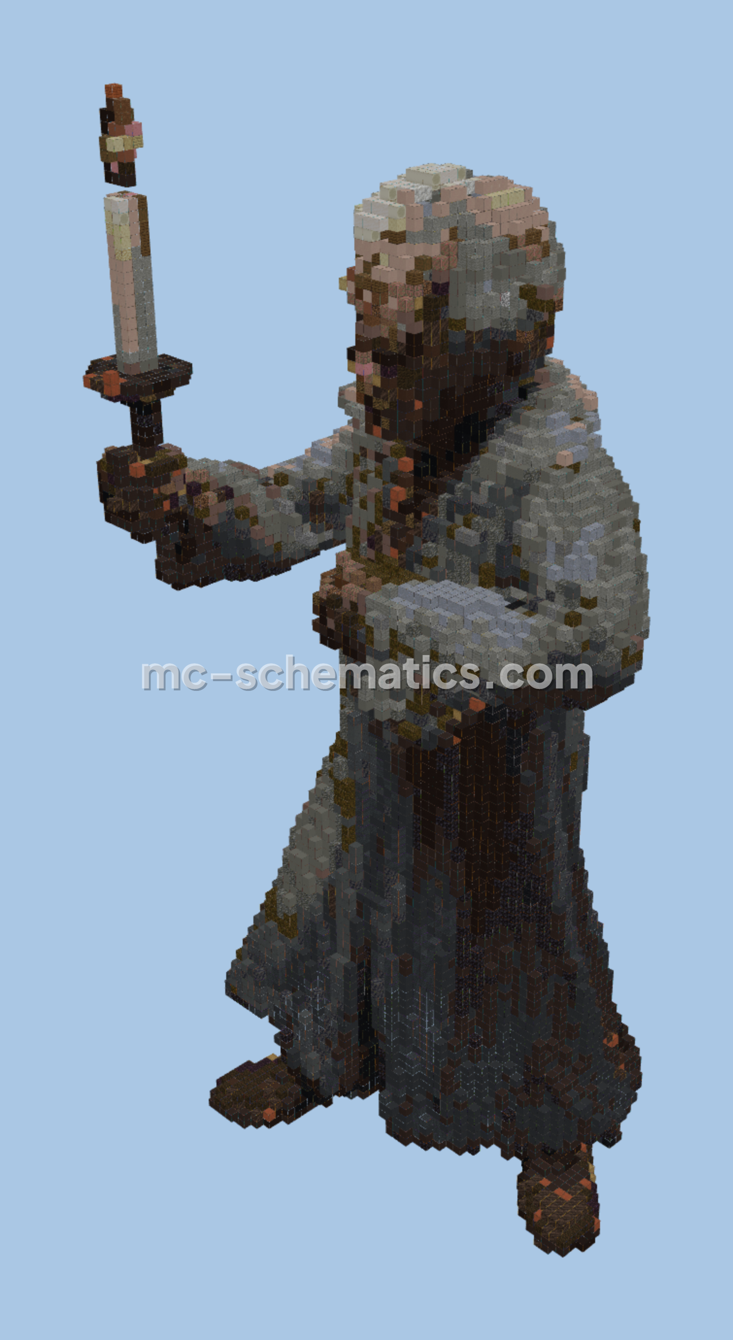 Scrooge Christmas Build Minecraft schematic preview