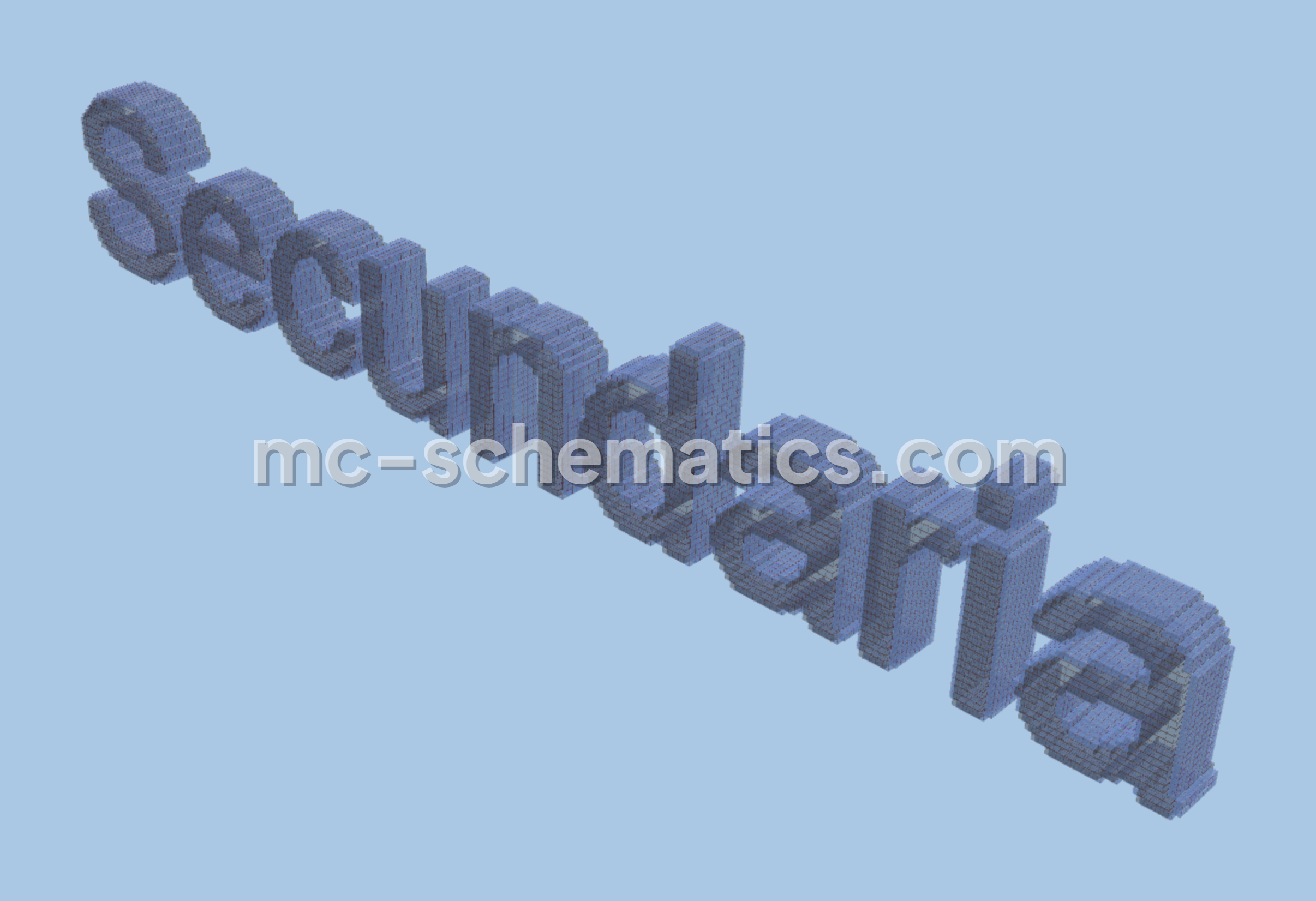 Secundaria Minecraft Build Minecraft schematic preview