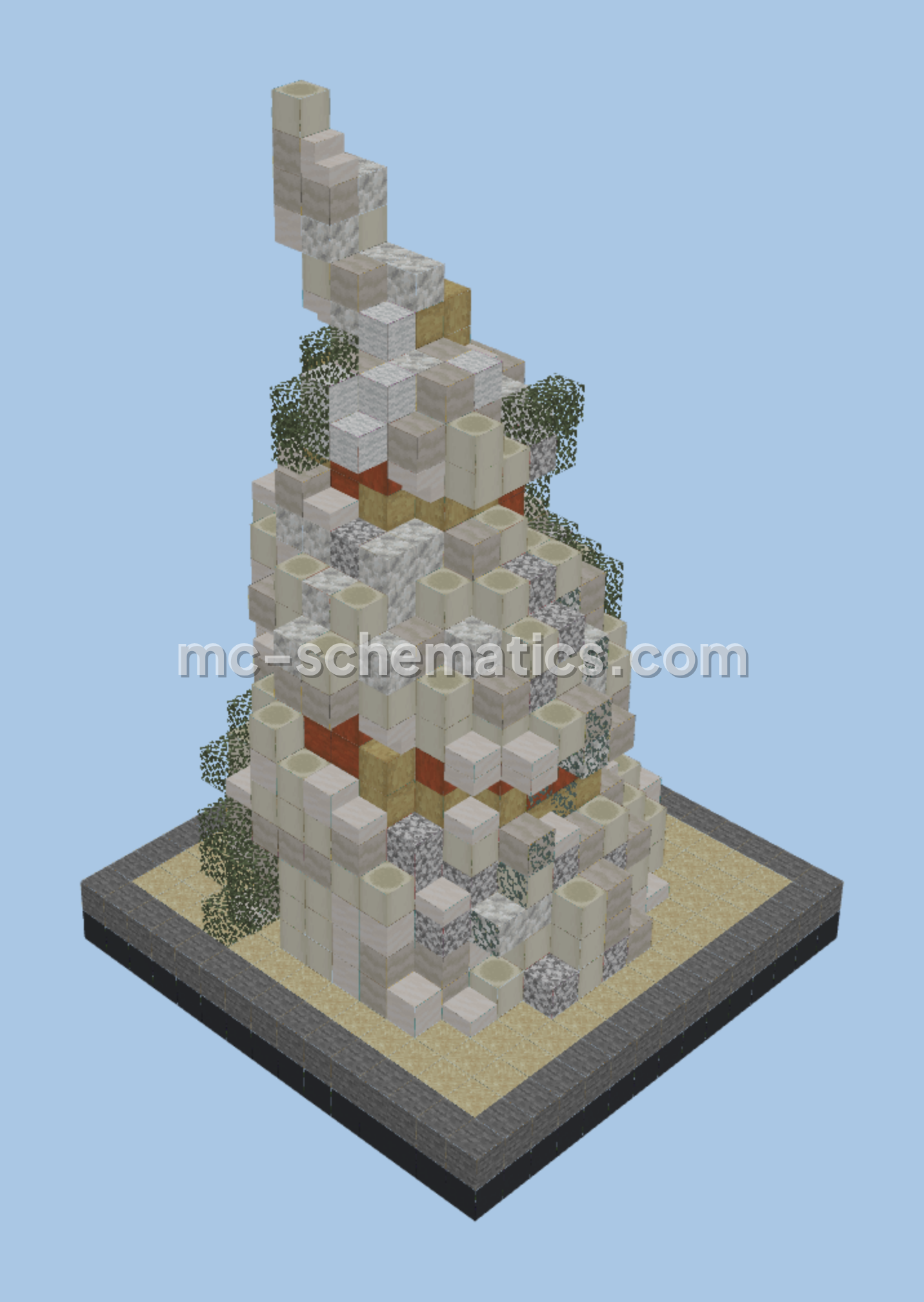 Shell House Minecraft Build Minecraft schematic preview