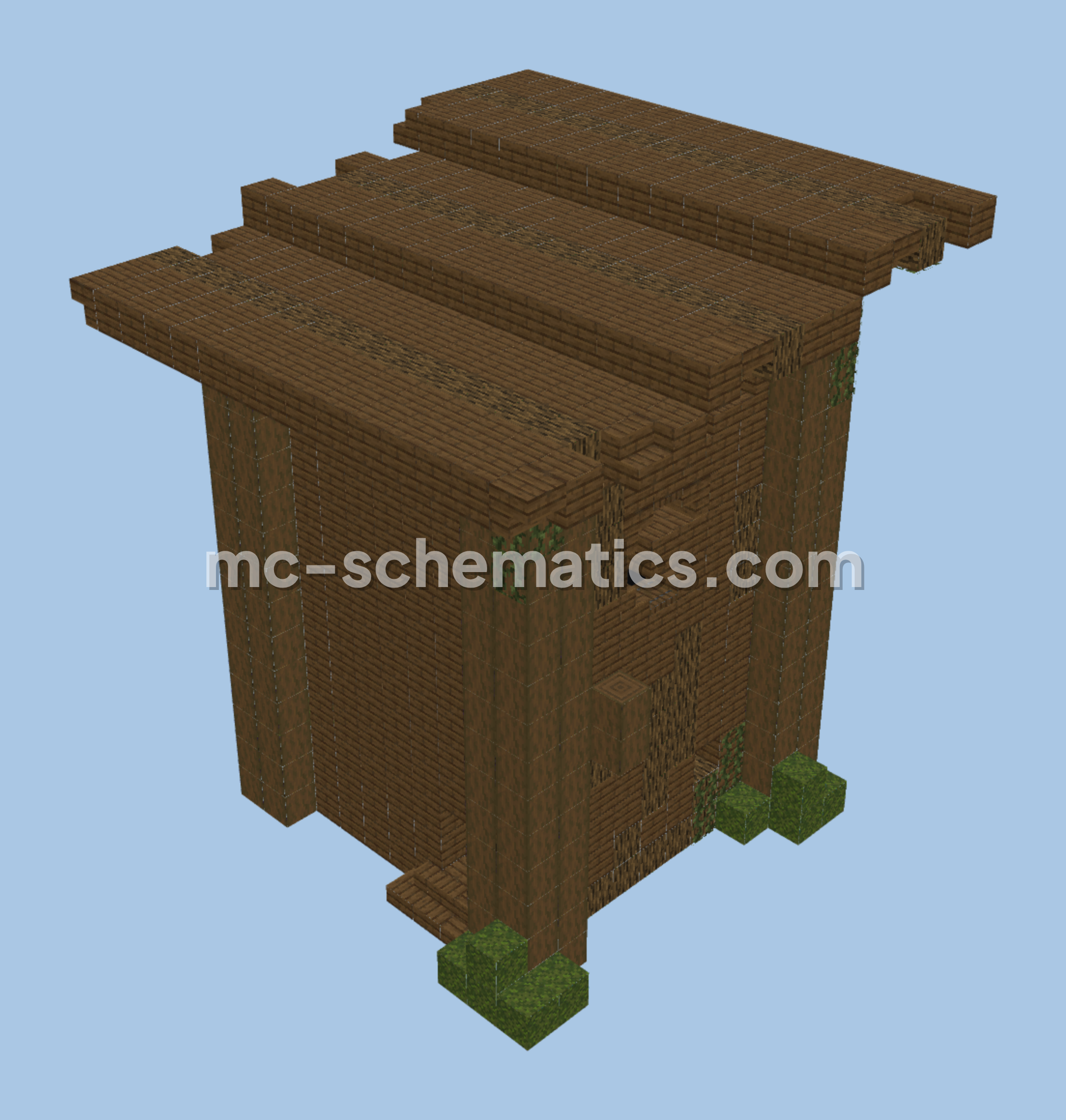 Shrek's Swamp Chicken Farm Minecraft schematic preview