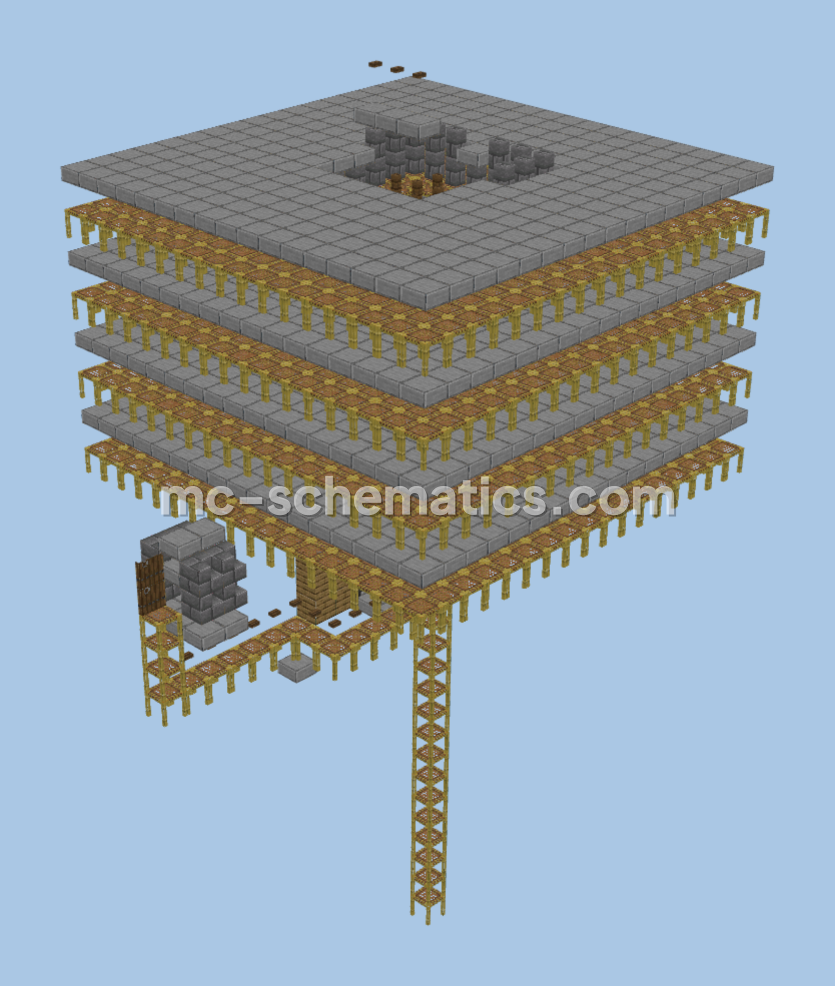 Shulker Farm Design Minecraft schematic preview
