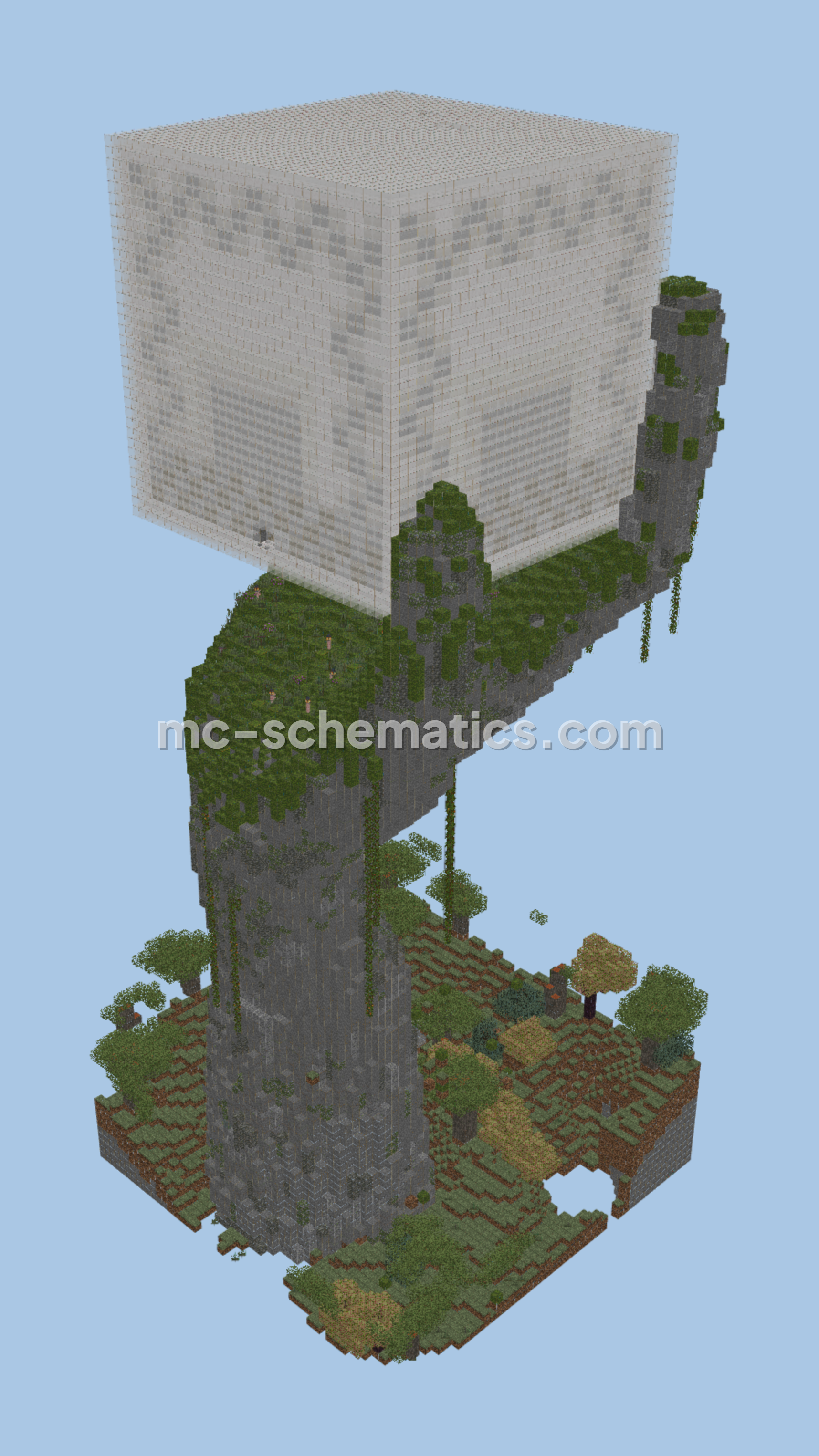 Shulker Farm with Custom Aesthetic Design Minecraft schematic