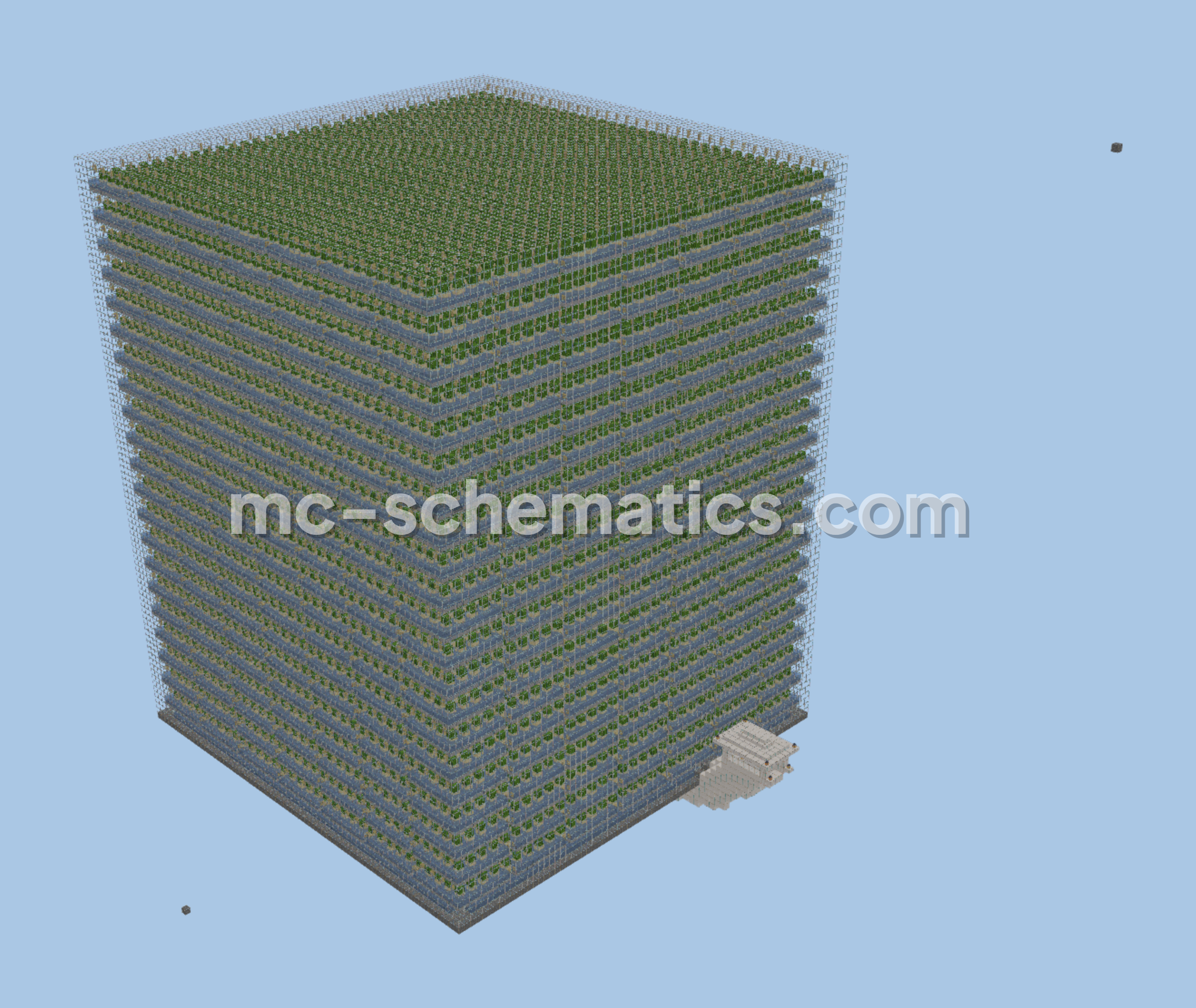 Shulkercraft Cactus Farm Redesigned Minecraft schematic preview