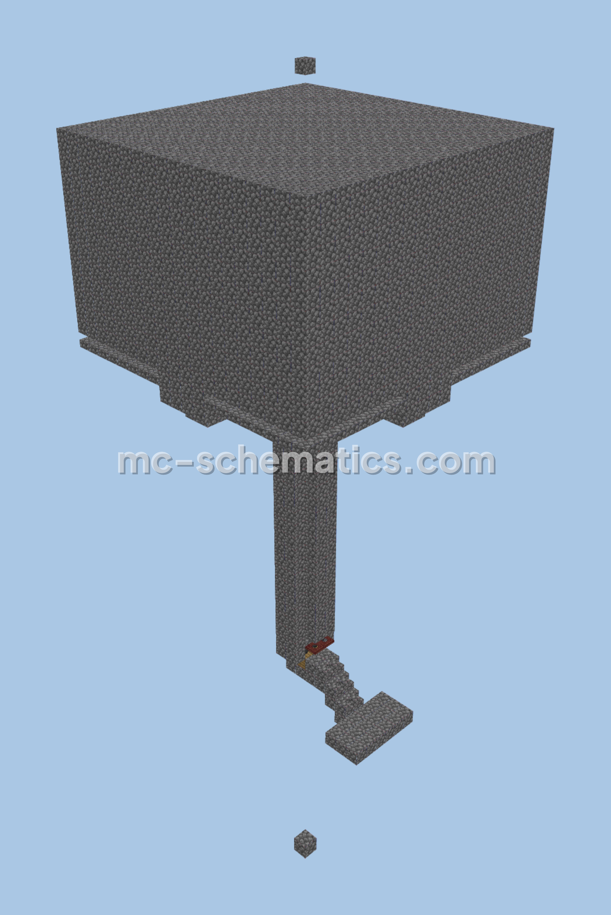 Simple Creeper Farm Minecraft schematic preview