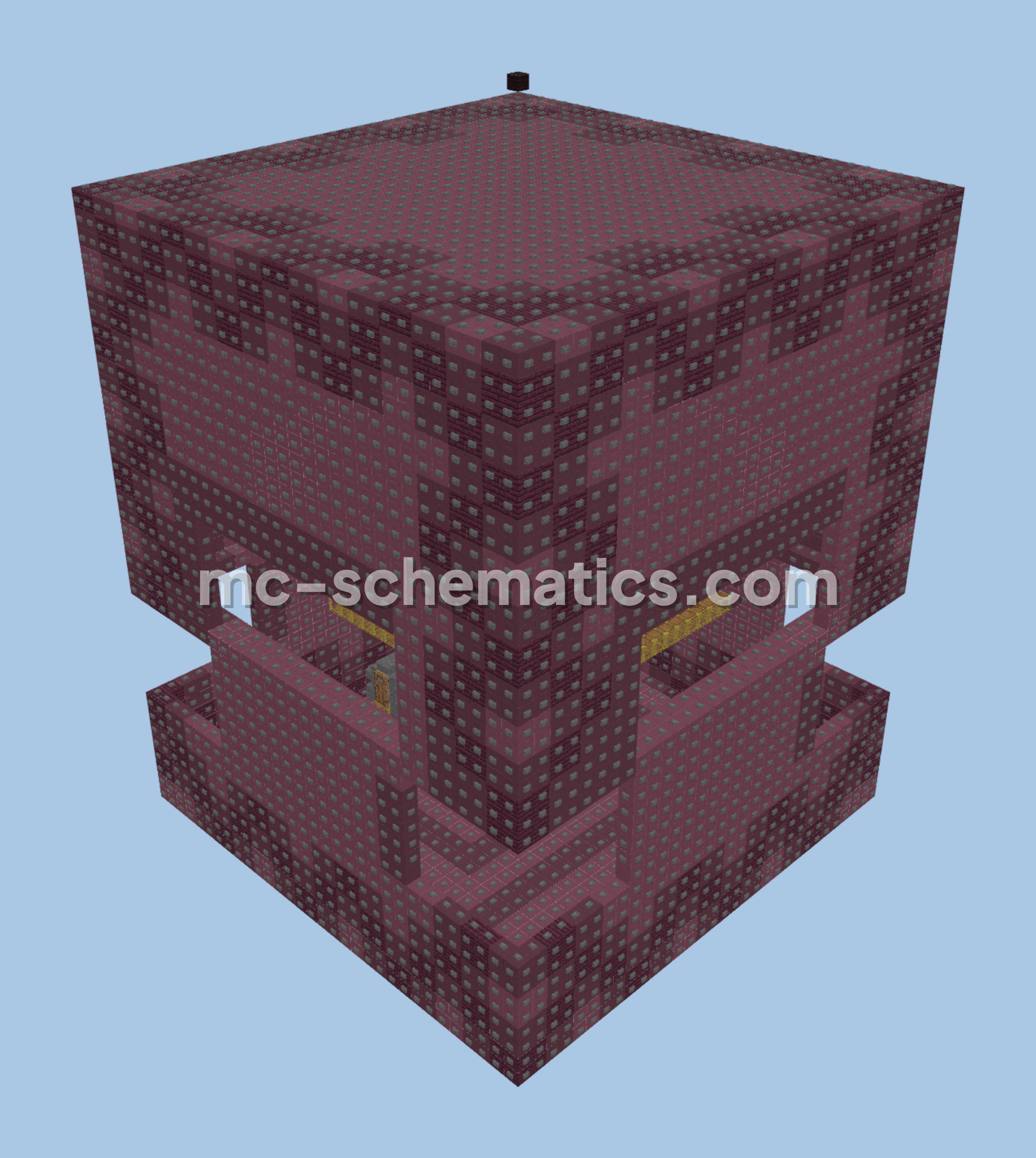 Simple Shulker Farm Minecraft schematic preview