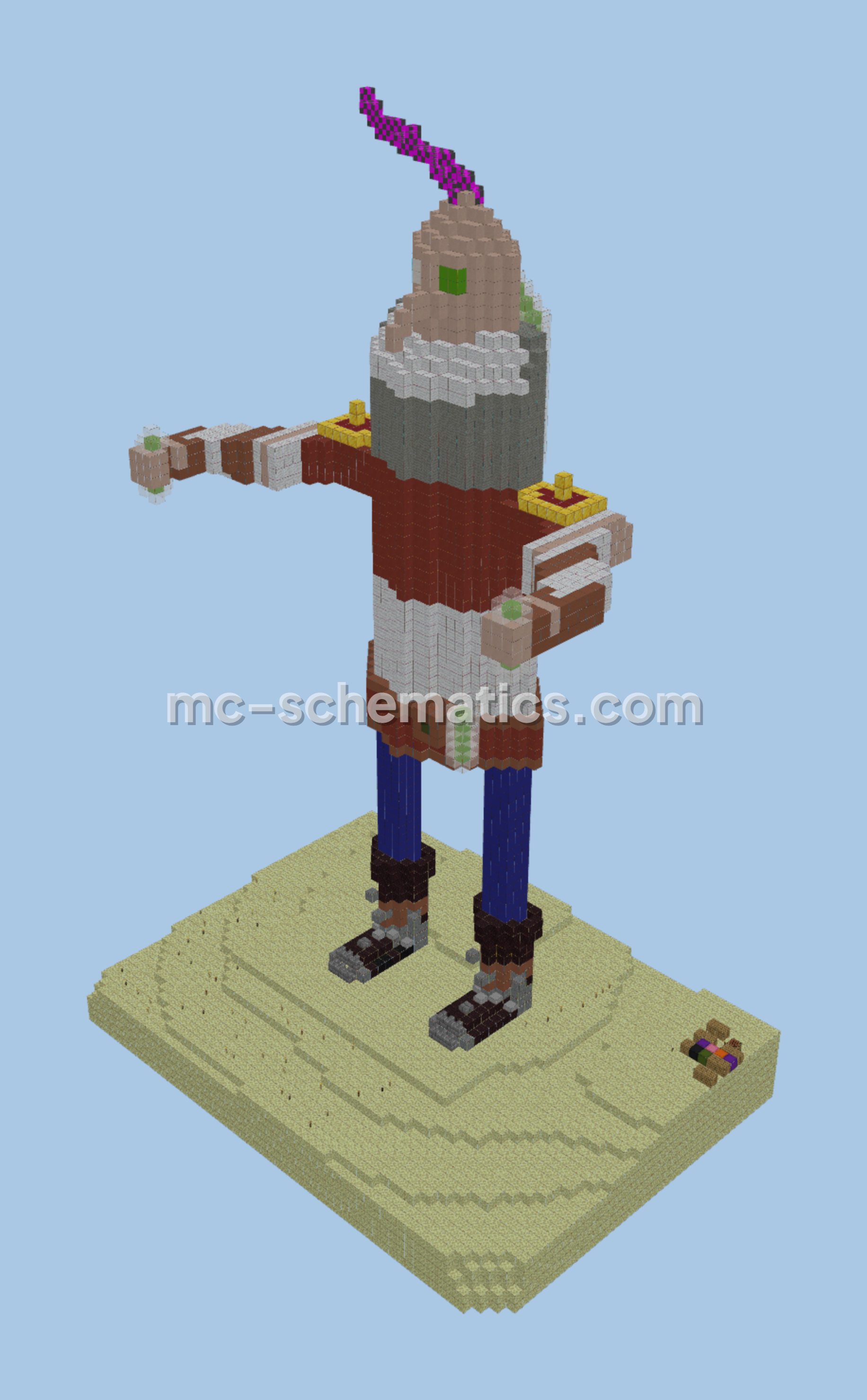 Singe Done Build Minecraft schematic preview