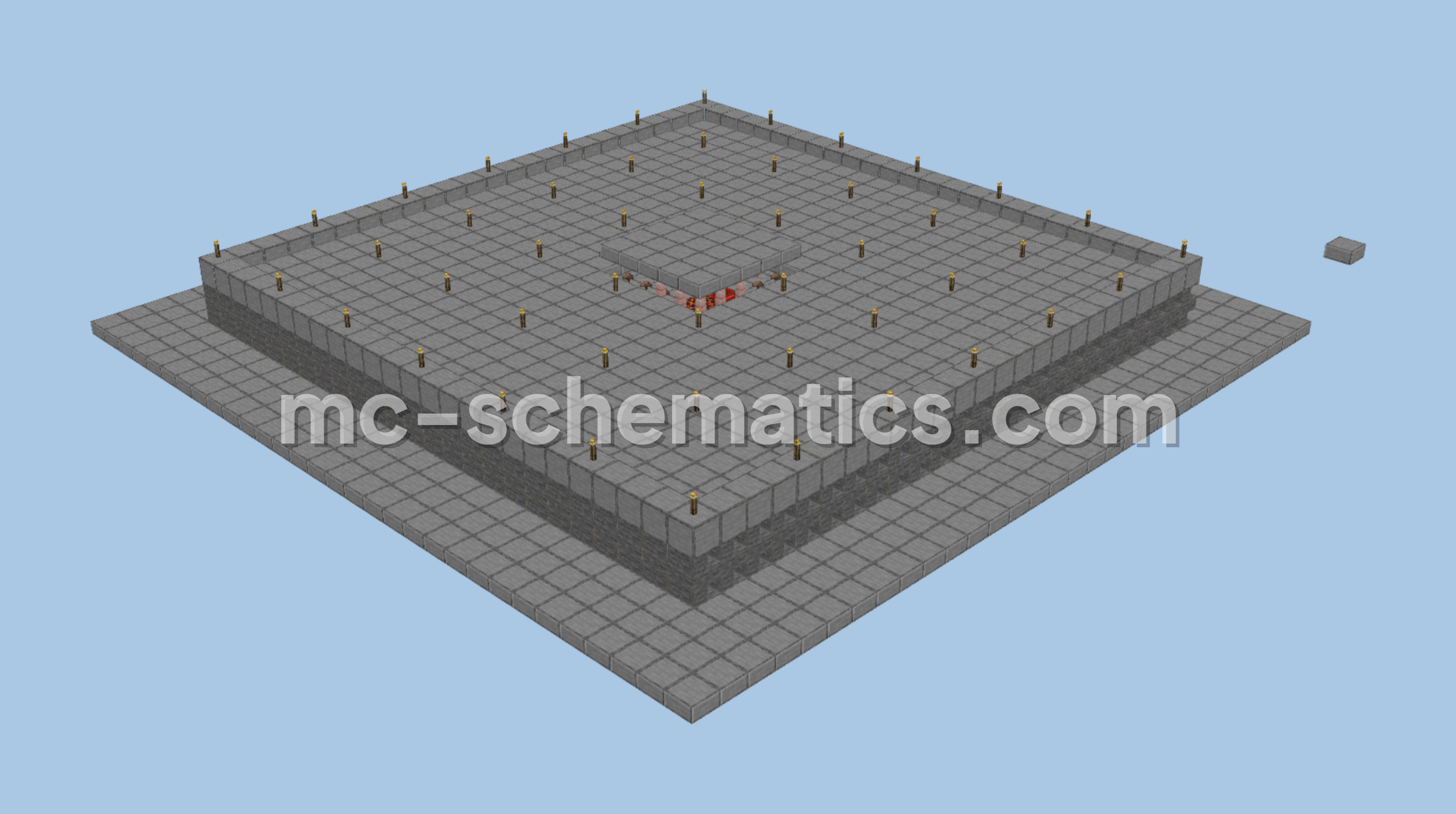 Slime Spawning Farm Minecraft schematic preview