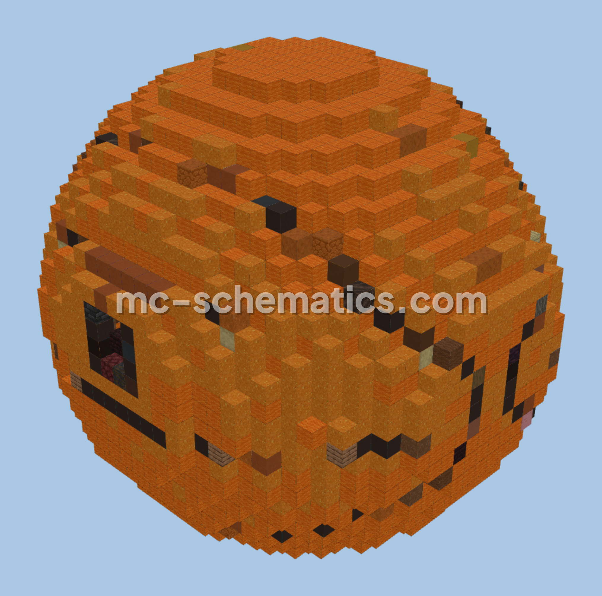 Small Basketball Court Statue Minecraft schematic preview