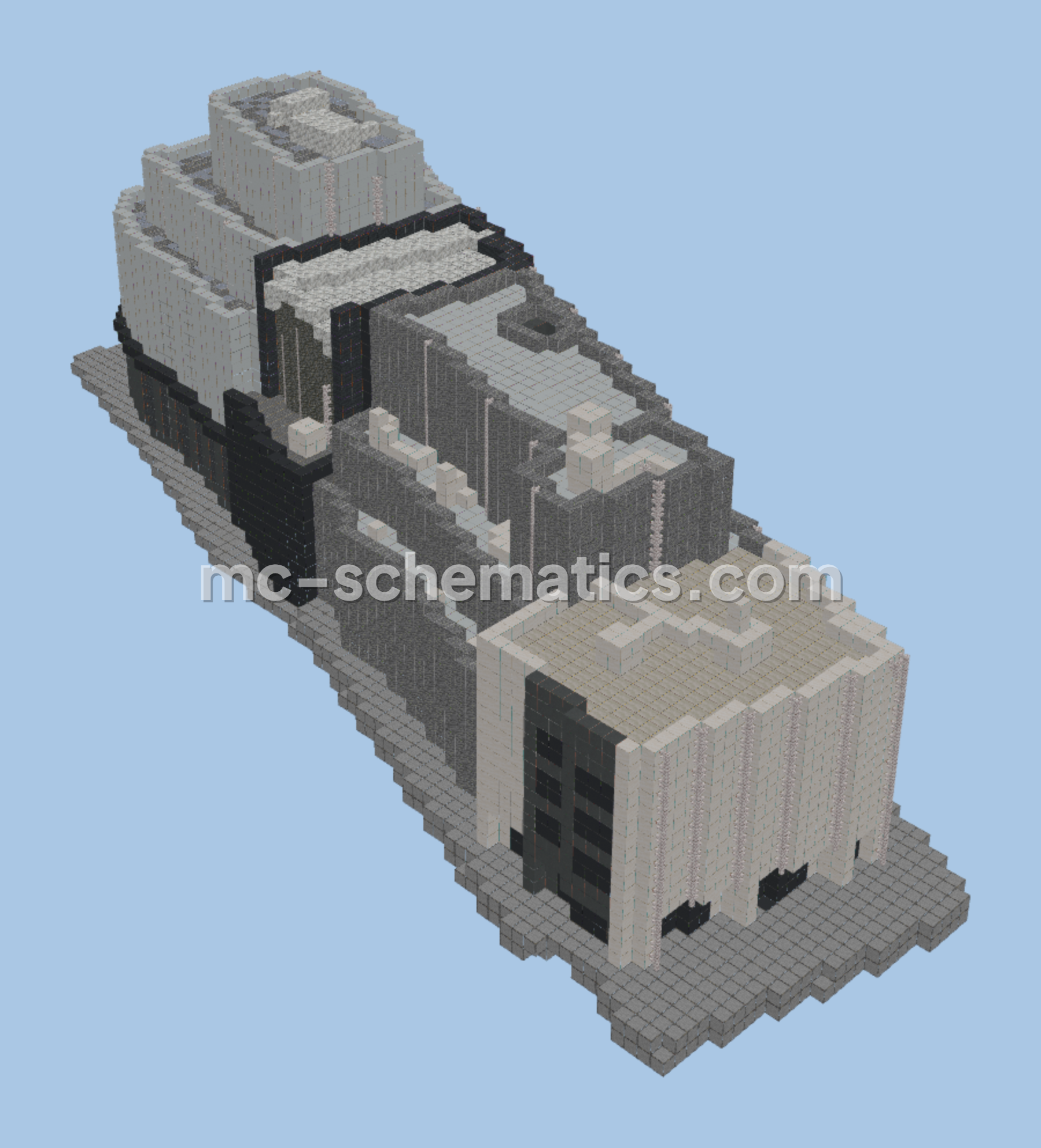 Small City Block House Minecraft schematic preview