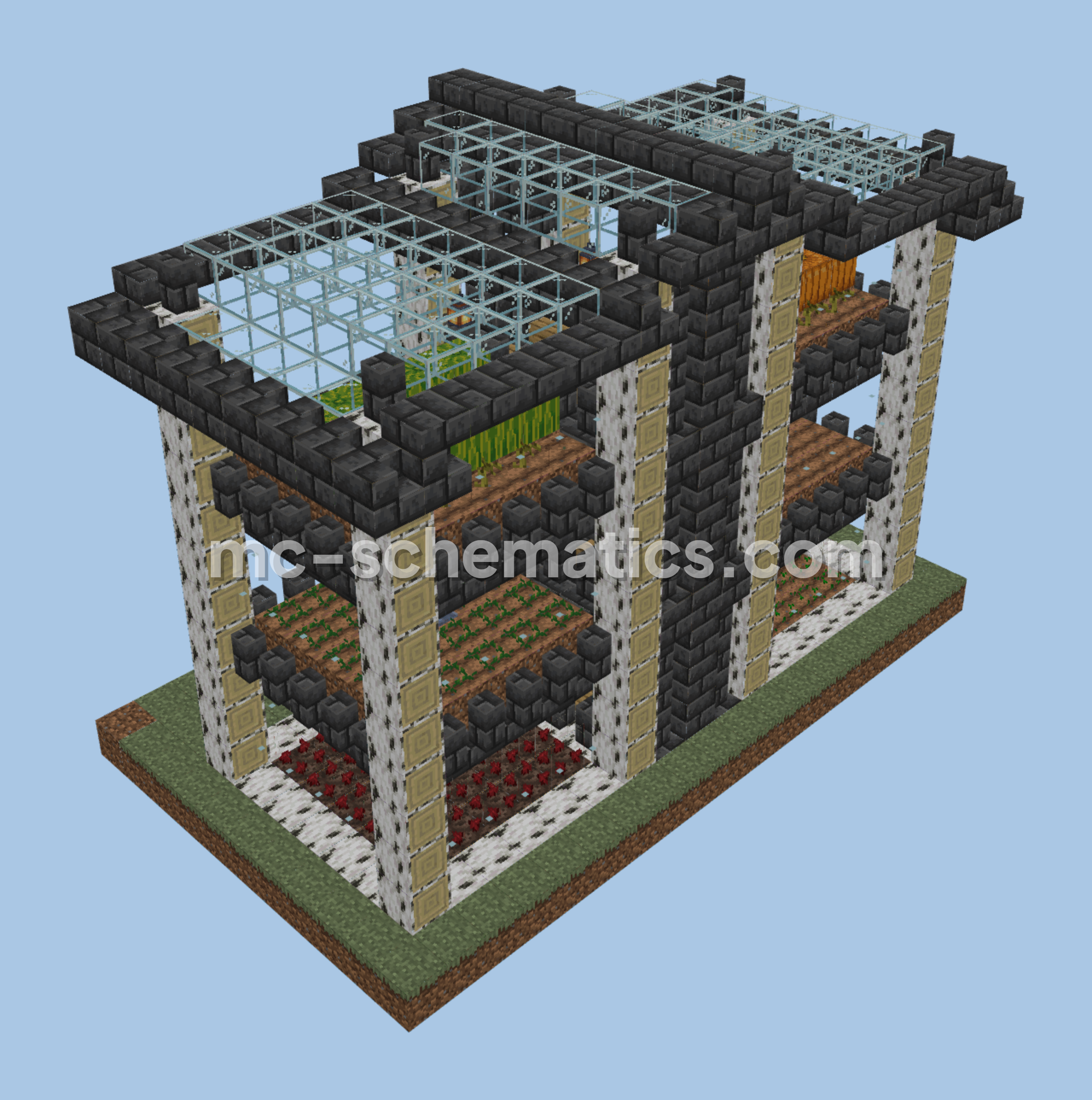 Small Crop House Minecraft schematic preview