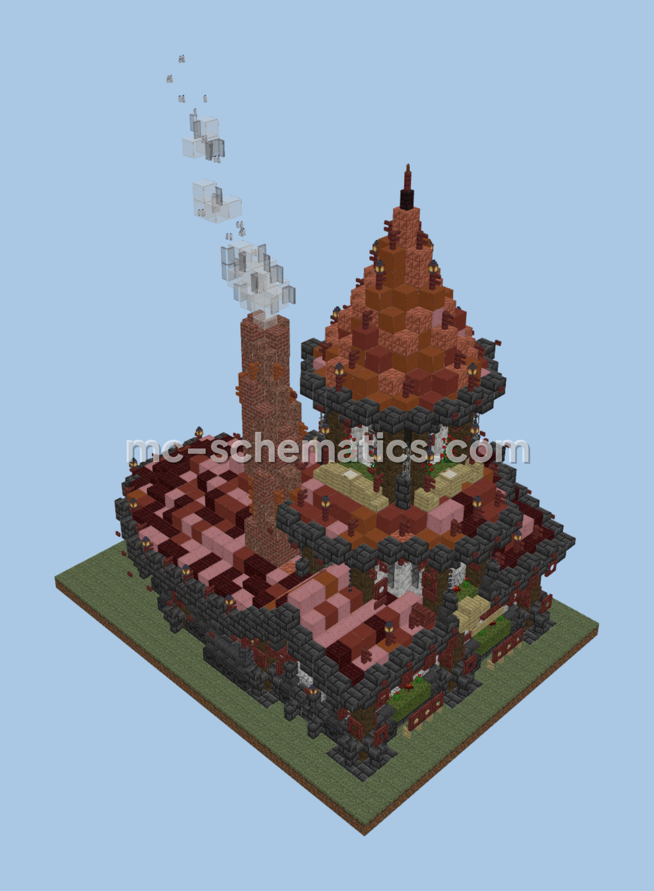 Rustic Medieval Dwelling Minecraft schematic preview