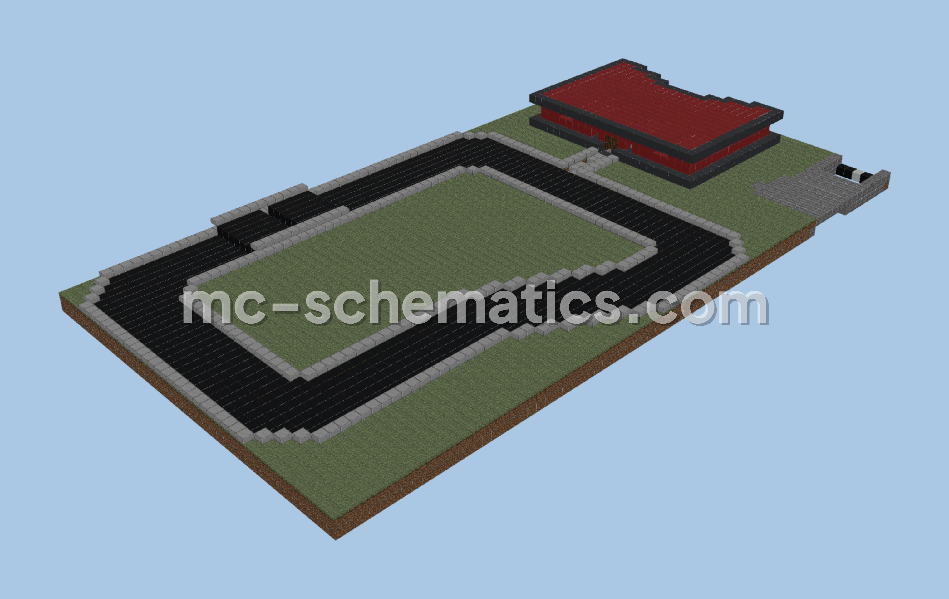 Small Driving School Minecraft schematic preview